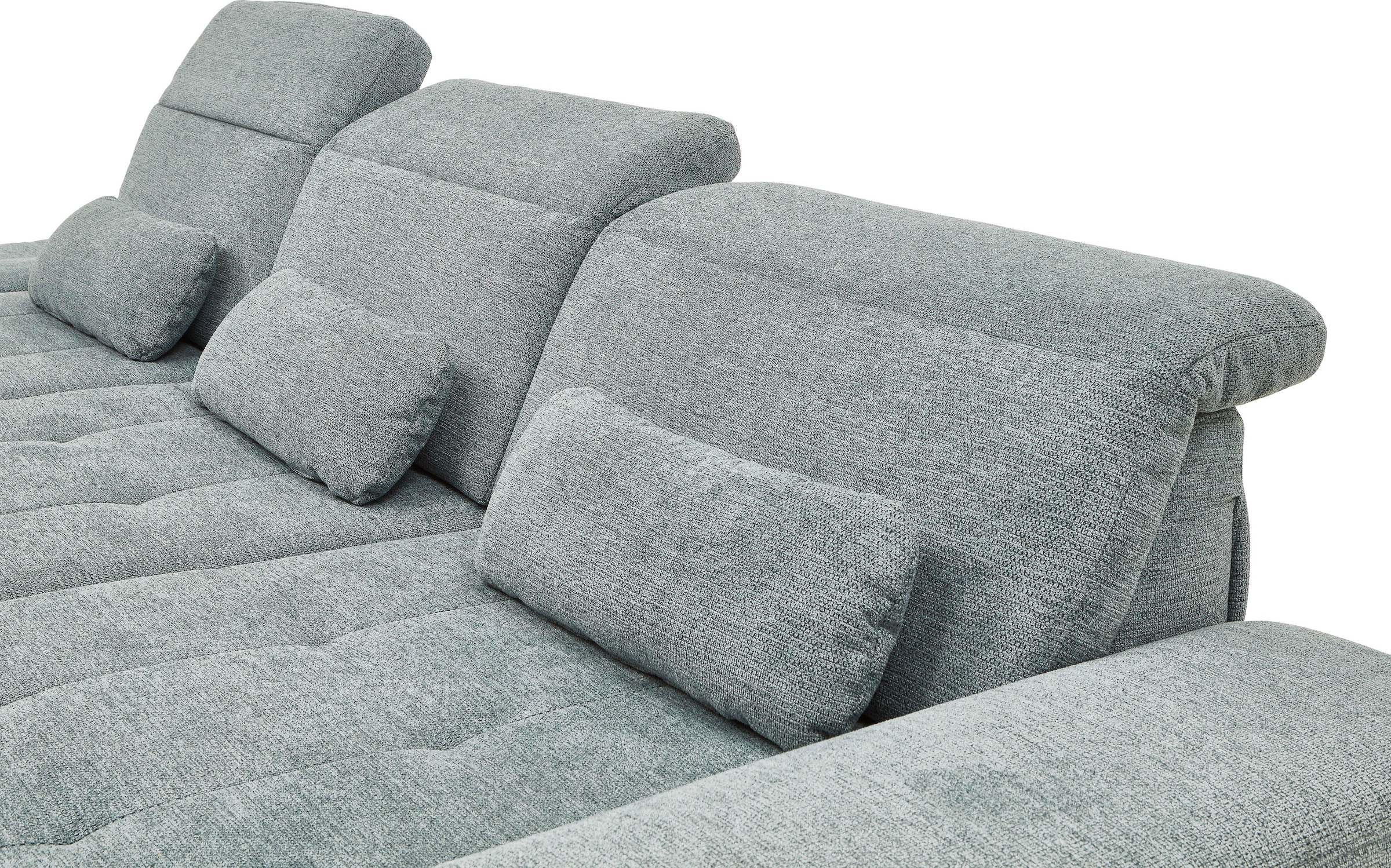 Die PlanBar Ecksofa »MP-IN20126 L-Form«, mit Kopfteilverstellung, optional Sitztiefen- & Armteilverstellung
