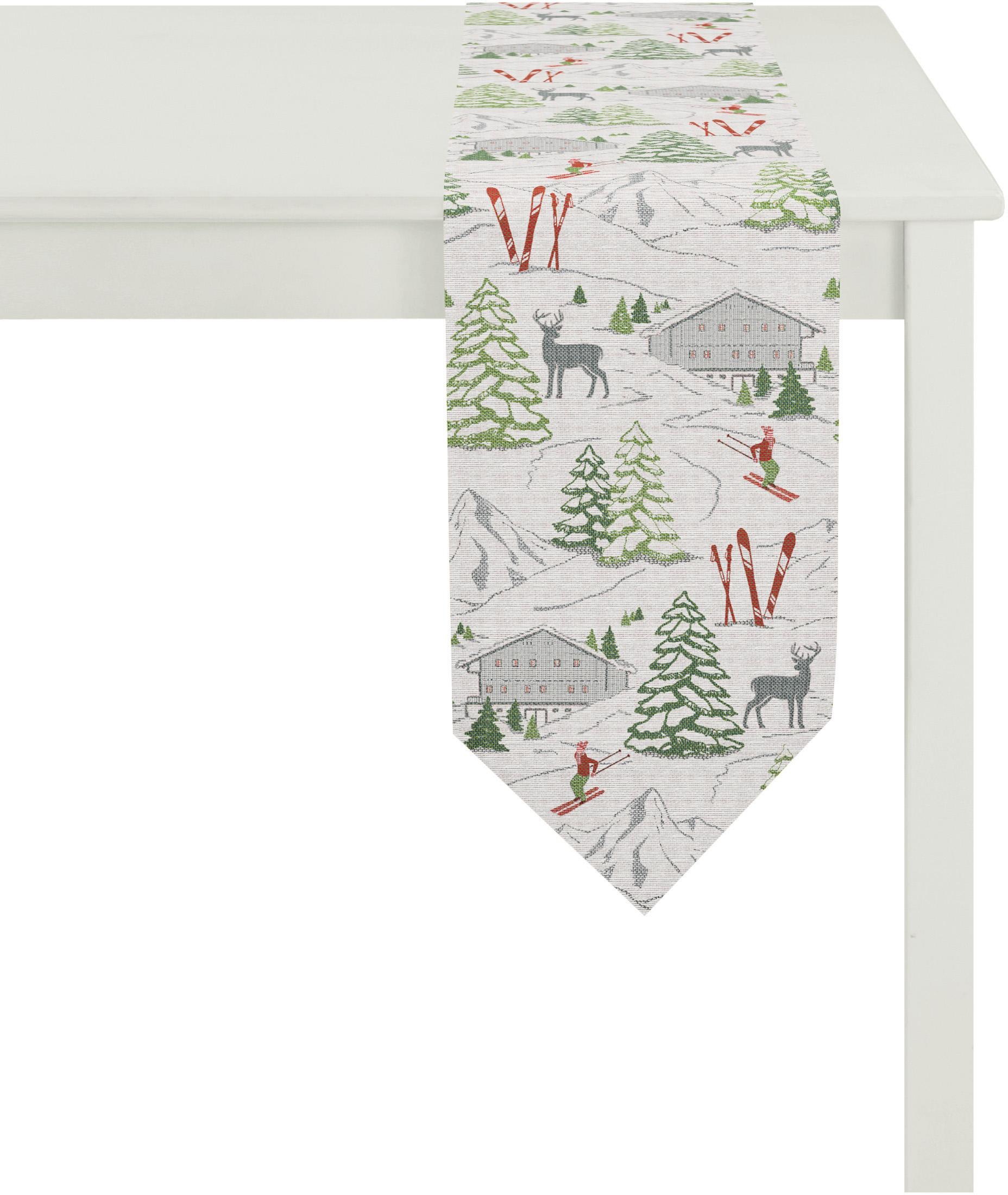 APELT Tischband »2503 Winterwelt, Gobelin«