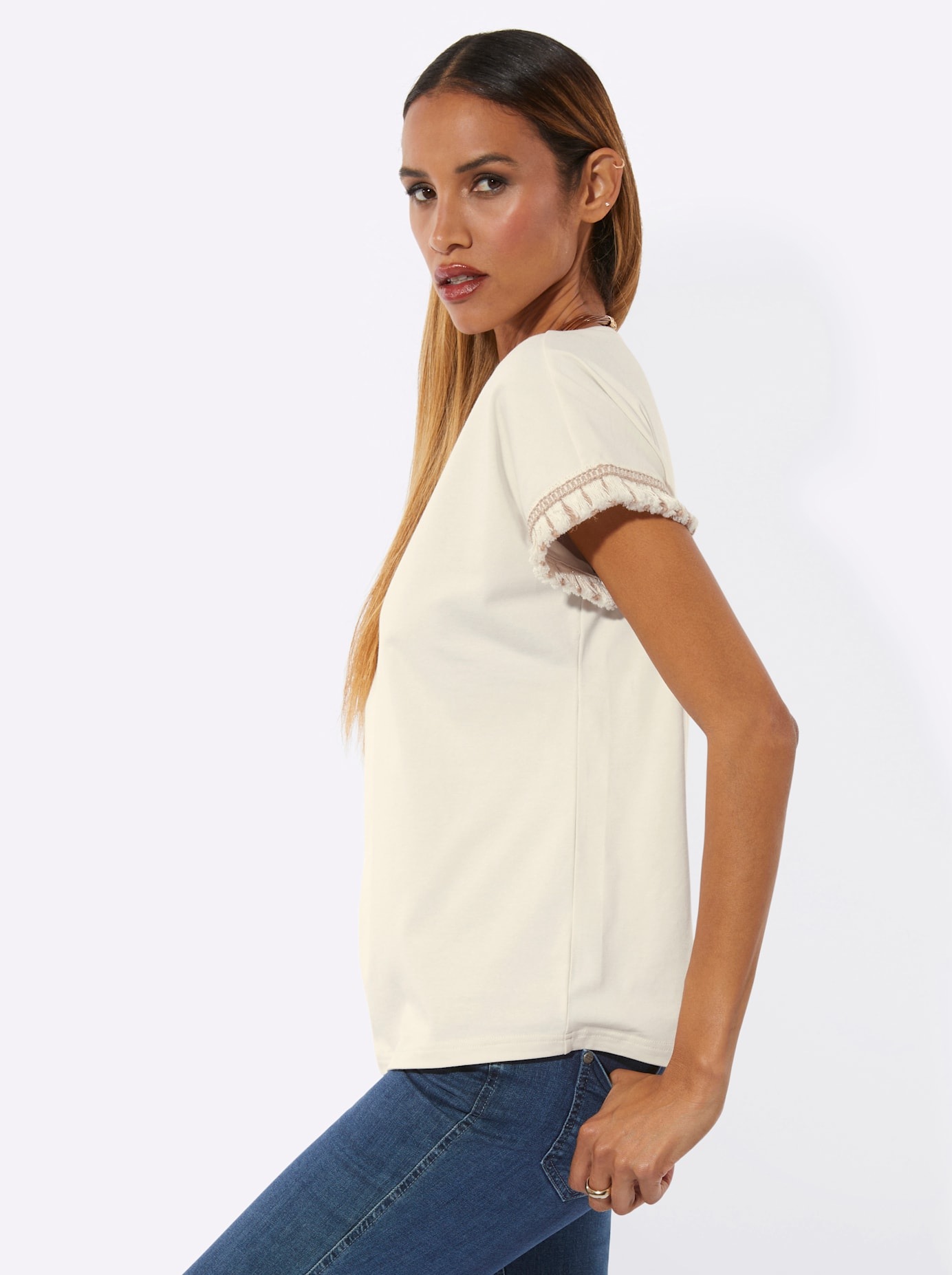 creation L Rundhalsshirt »Shirt« 1 tlg.