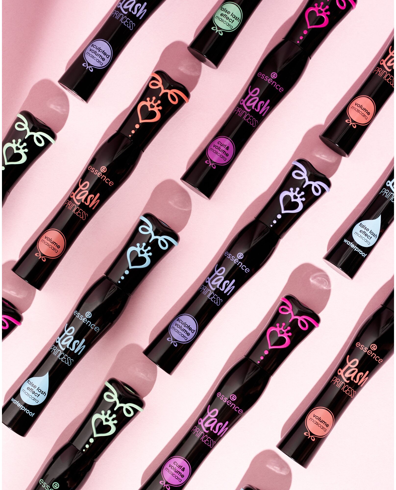 Essence Mascara »Lash PRINCESS curl & volume mascara«, (Set, 3 tlg.), mit einzigartigem Design