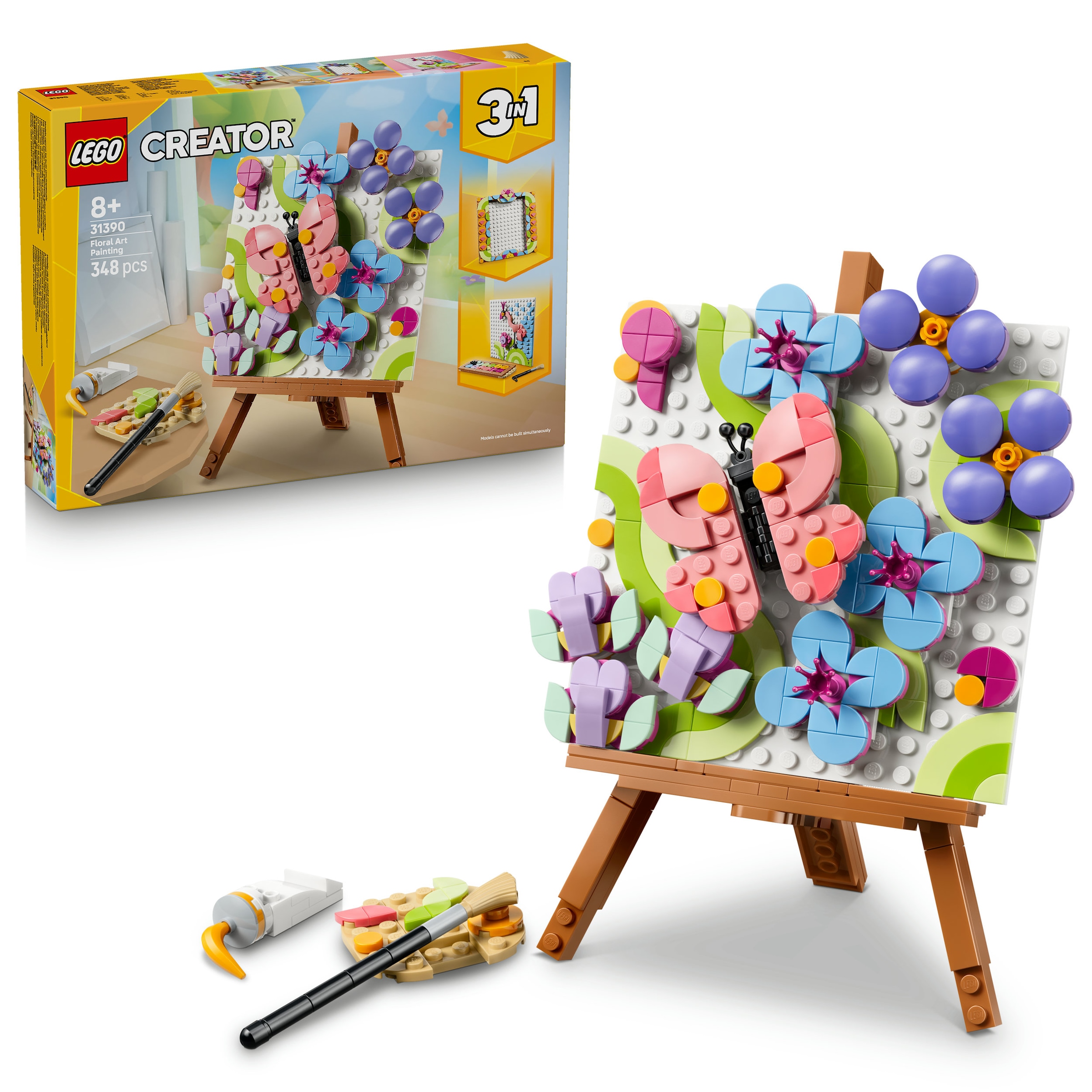 LEGO® Konstruktionsspielsteine »Deko-Blumengemälde (31390), LEGO Creator« Made in Europe