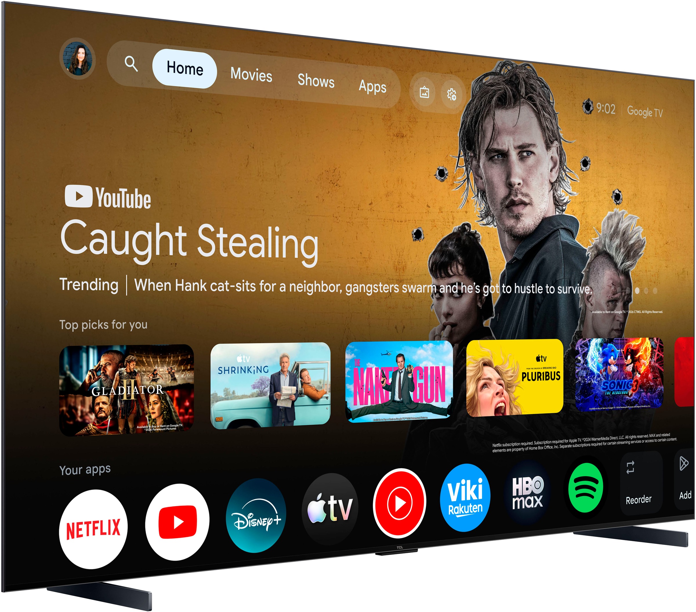 TCL Mini-LED-Fernseher »98RM7LX1« 248 cm/98 ″