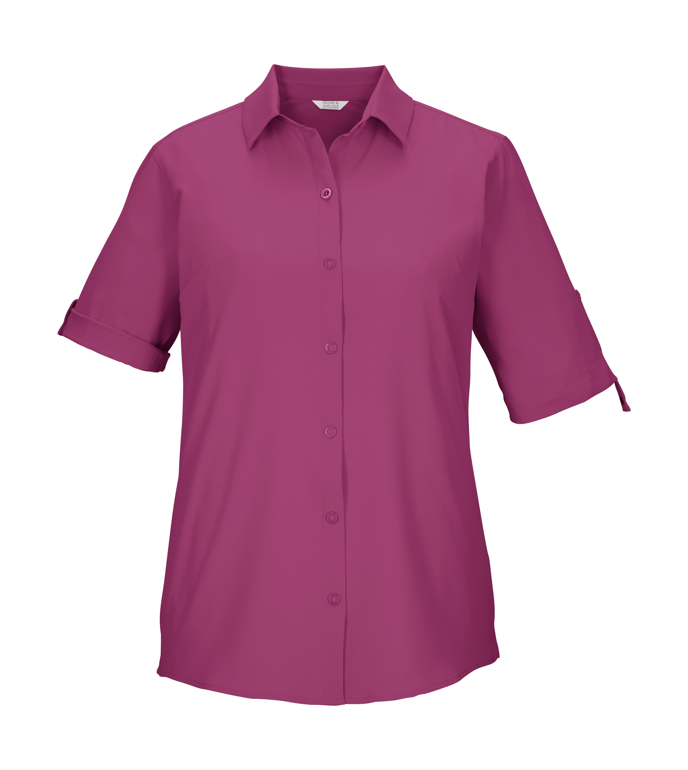 Killtec Funktionshemd »KOS 85 WMN WVN SHRT« Schnelltrocknende Bluse, krempelbare Ärmel, vielseitig kombinierbar