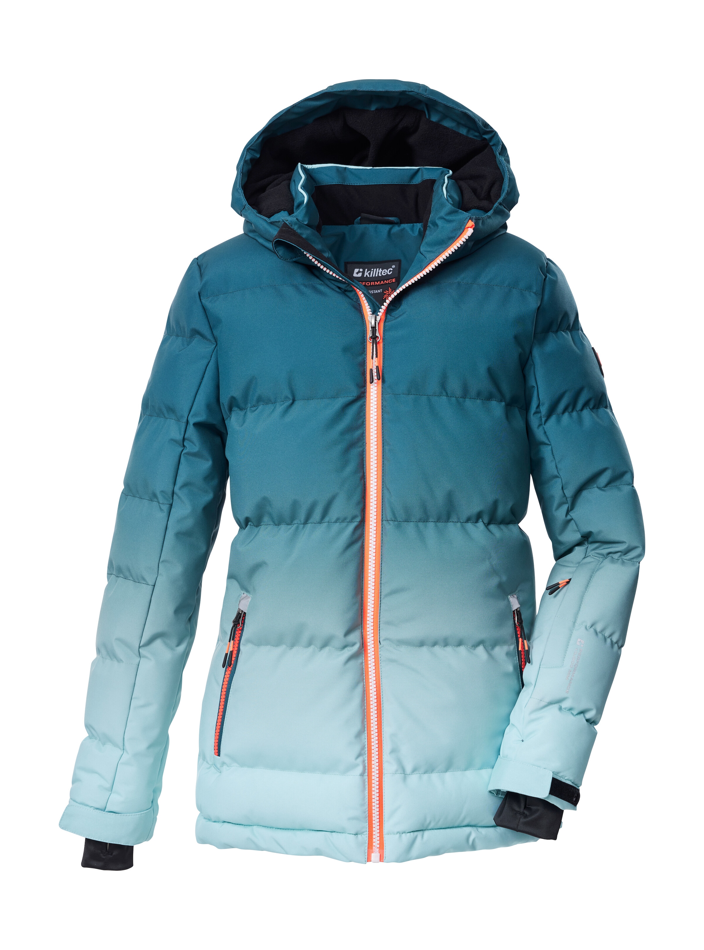 Killtec Skijacke »KSW 330 GRLS SKI QLTD JCKT« Wasserabweisende Winterjacke, atmungsaktiv, verstellbare Kapuze