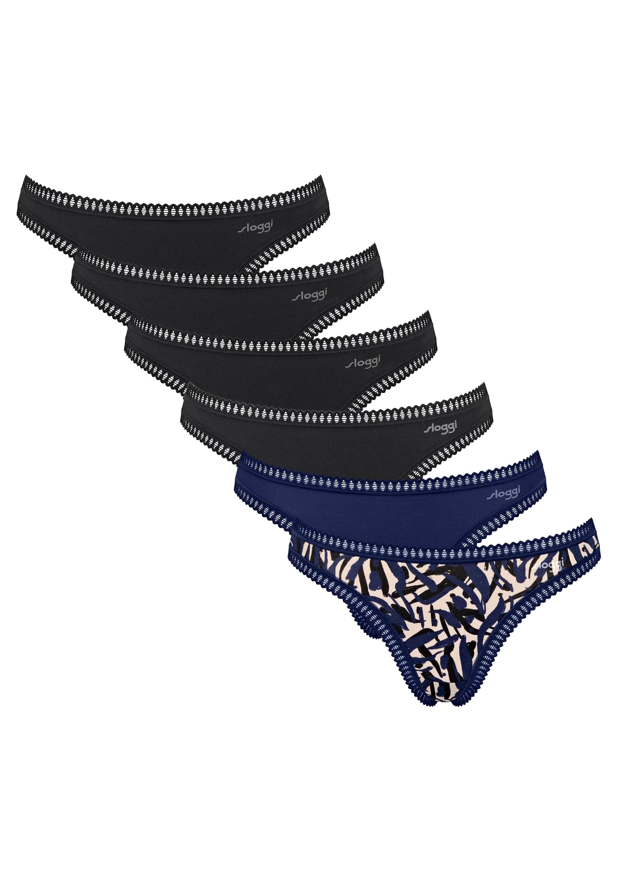 sloggi String »String GO Crush String C6P 6er Pack«