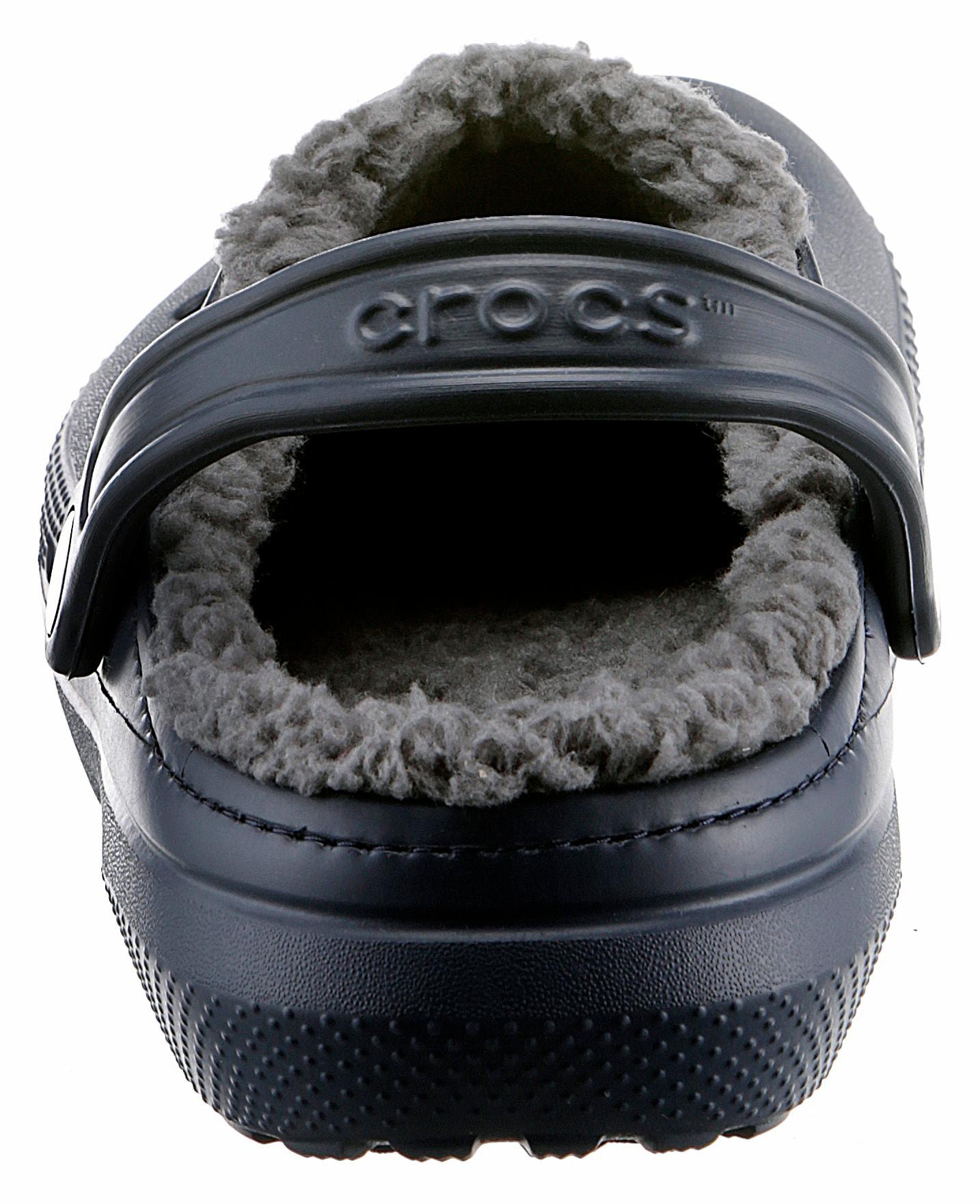 Crocs Hausschuh »Classic Lined Clog«, Gartenschuh, Schlappen, Clog, mit kuscheligem Fellimitat