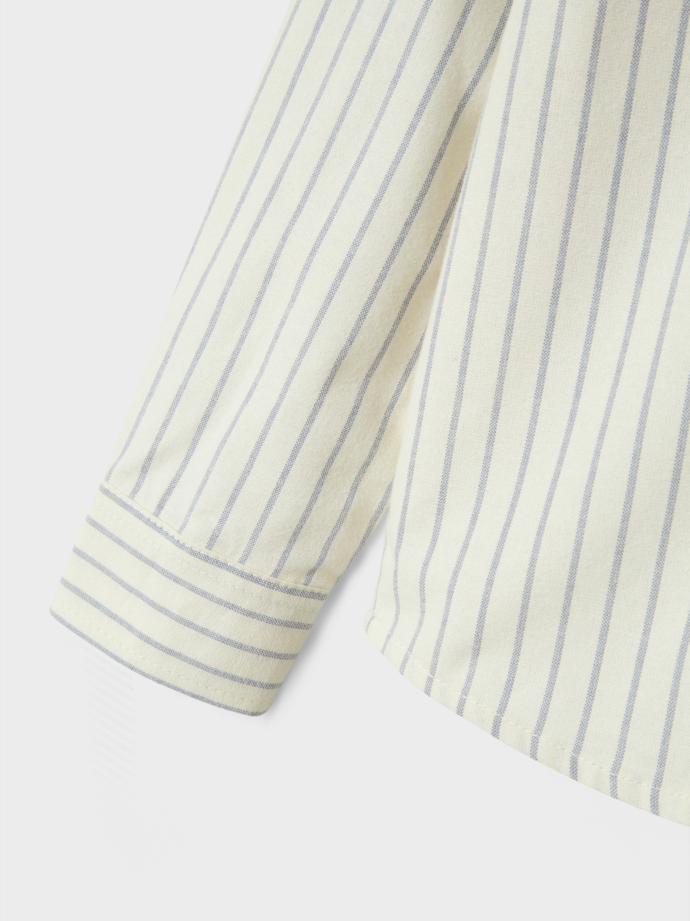 Name It Langarmhemd »NKMNEWSA für Jungen mit Knopfleiste und Baumwollkomfort«, unifarben, casual, regular fit, Baumwolle, Hemdkragen