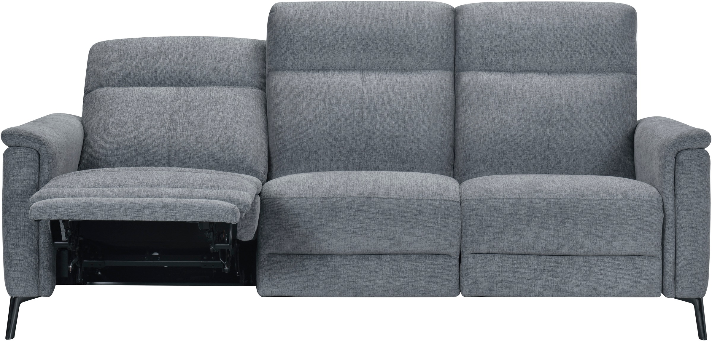 Places of Style 3-Sitzer »Barano, Relaxsofa in Leder und Webstoff«, elektrische Relaxfunktion in 2 Sitzen, Kopfteilverstellung und USB