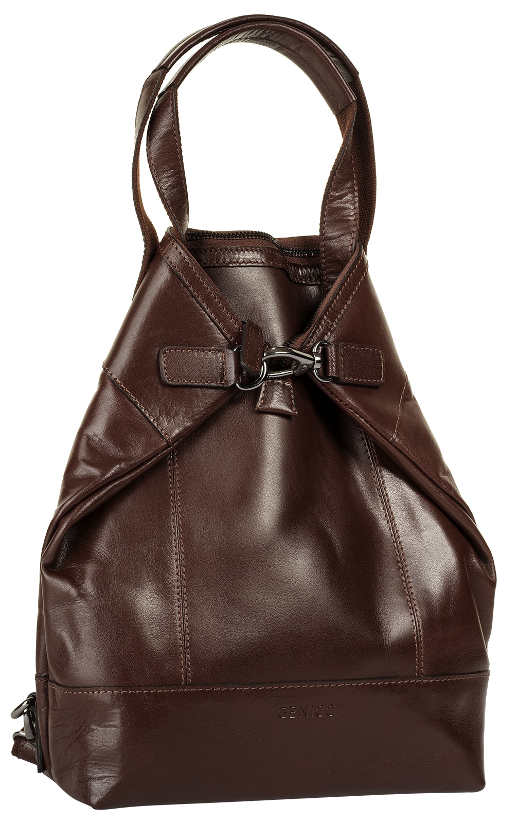 WouWou Cityrucksack, echt Leder