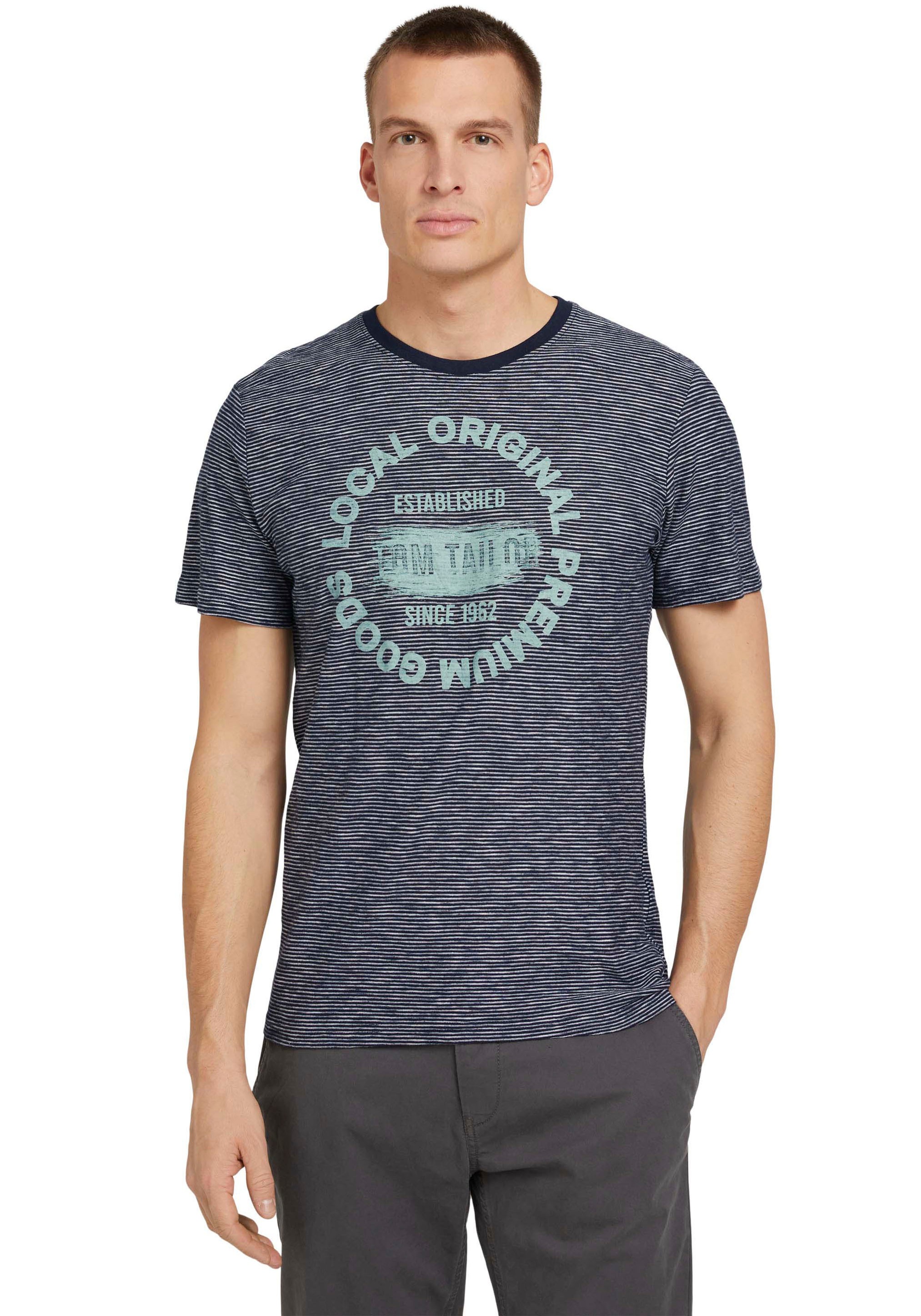 TOM TAILOR T-Shirt, mit Streifen