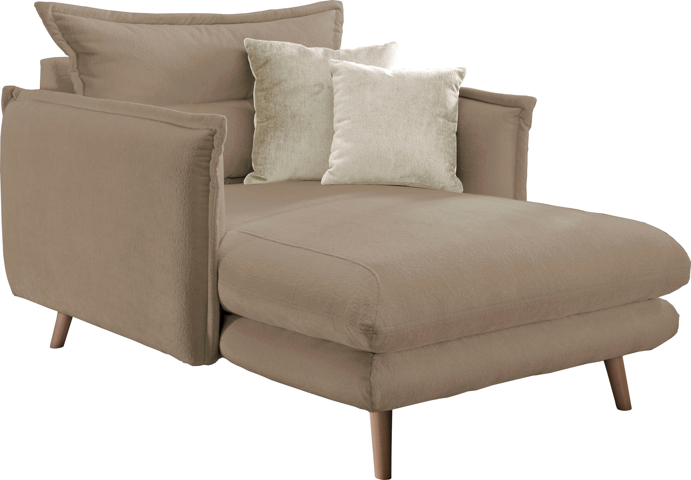 Home affaire Loveseat »Lazio« moderner Sessel mit einer bequemen Polsterung, 2 Stk. Zierkissen