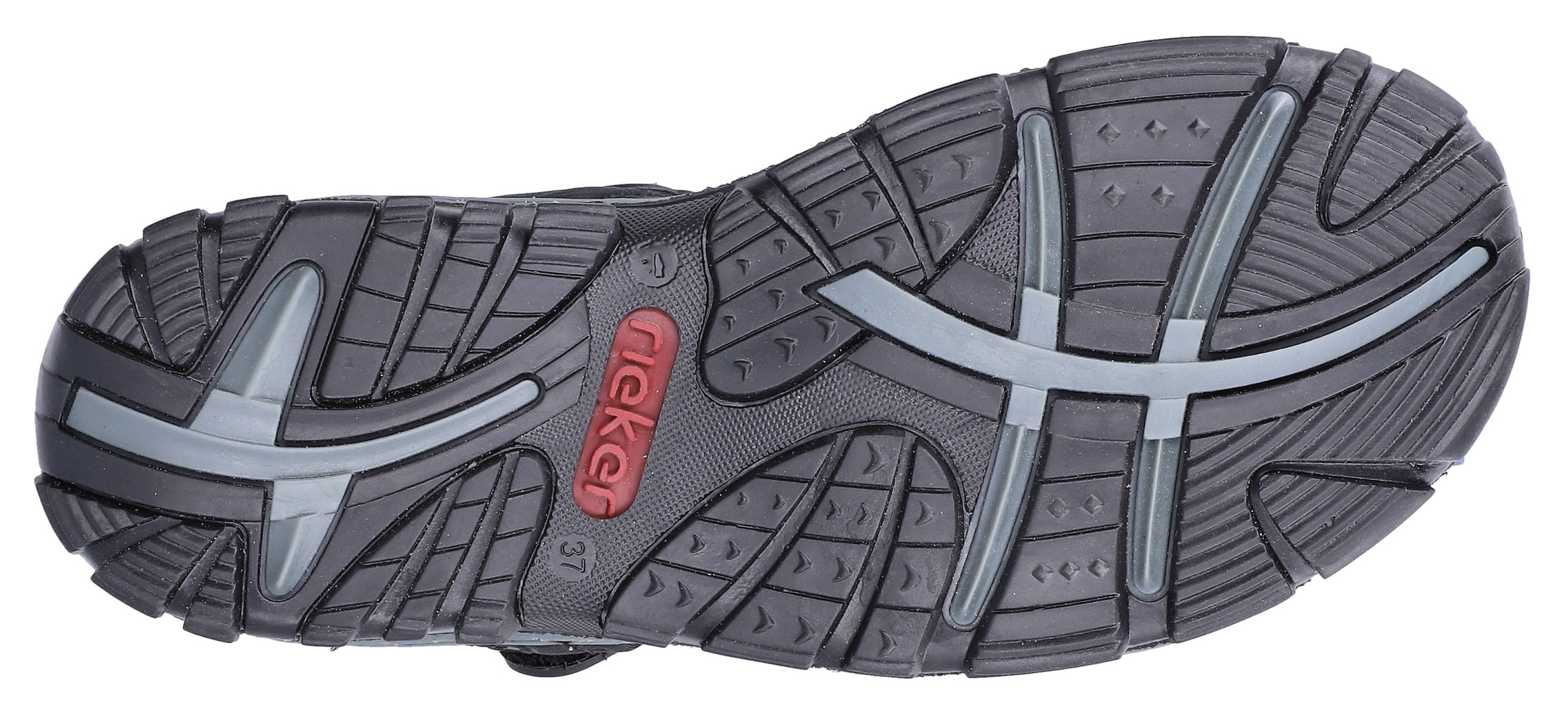 Rieker Trekkingsandale  Trekkingschuh, Outdoorsandale, Sommerschuh mit Klettriemchen