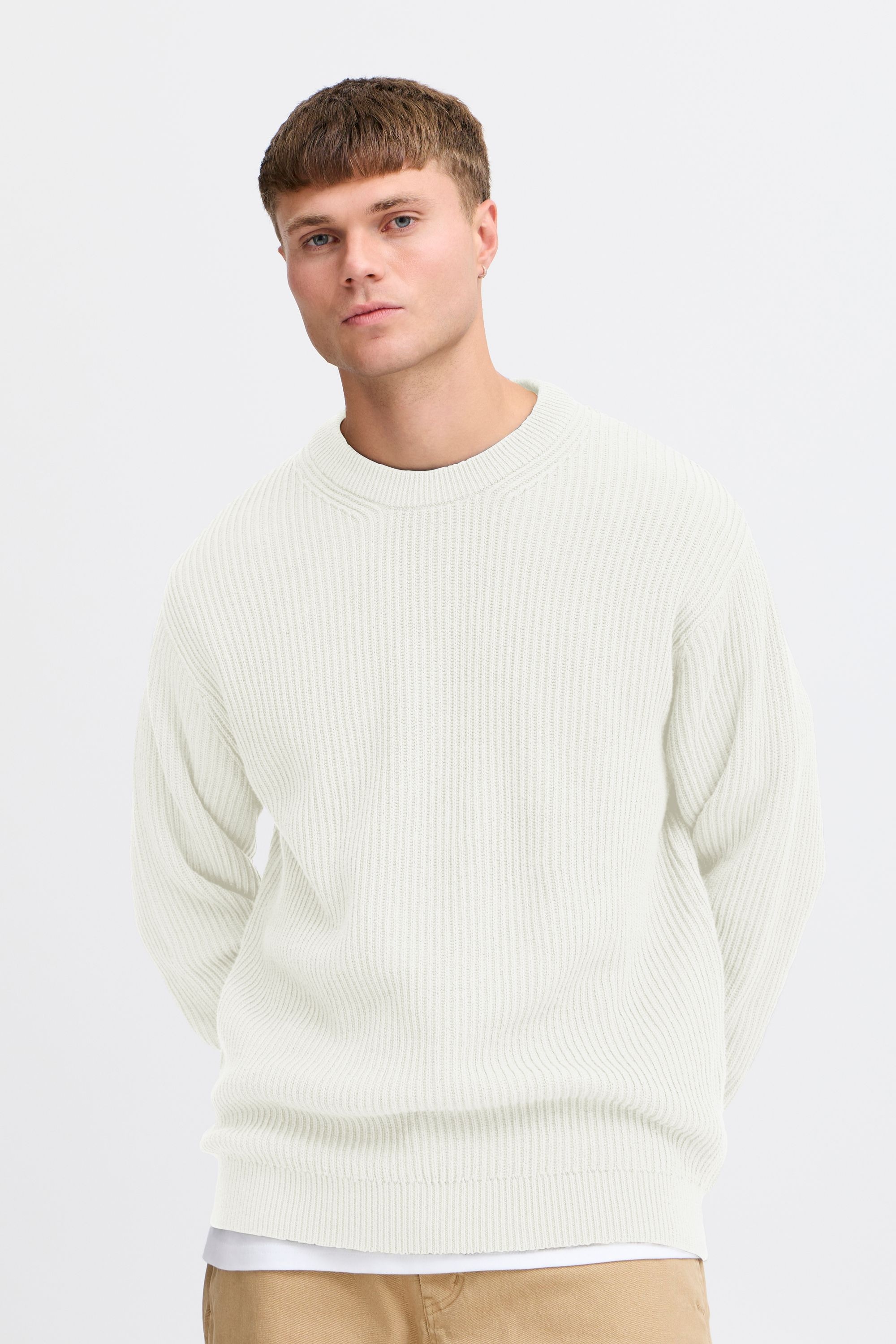 !Solid Strickfleece-Pullover »Strickpullover SDGia«
