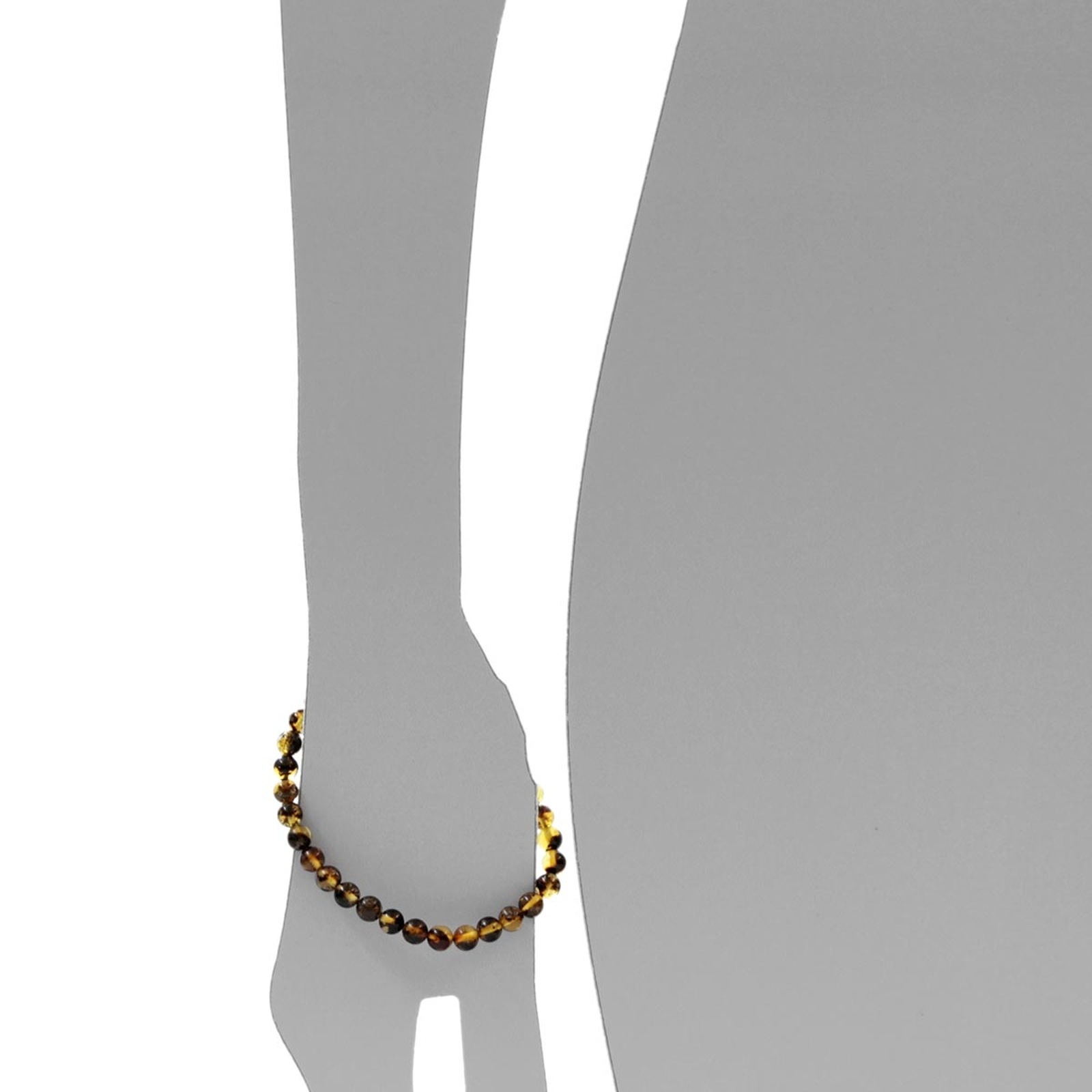 OSTSEE-SCHMUCK Armband »- Kugel 6 mm - Bernstein -,«