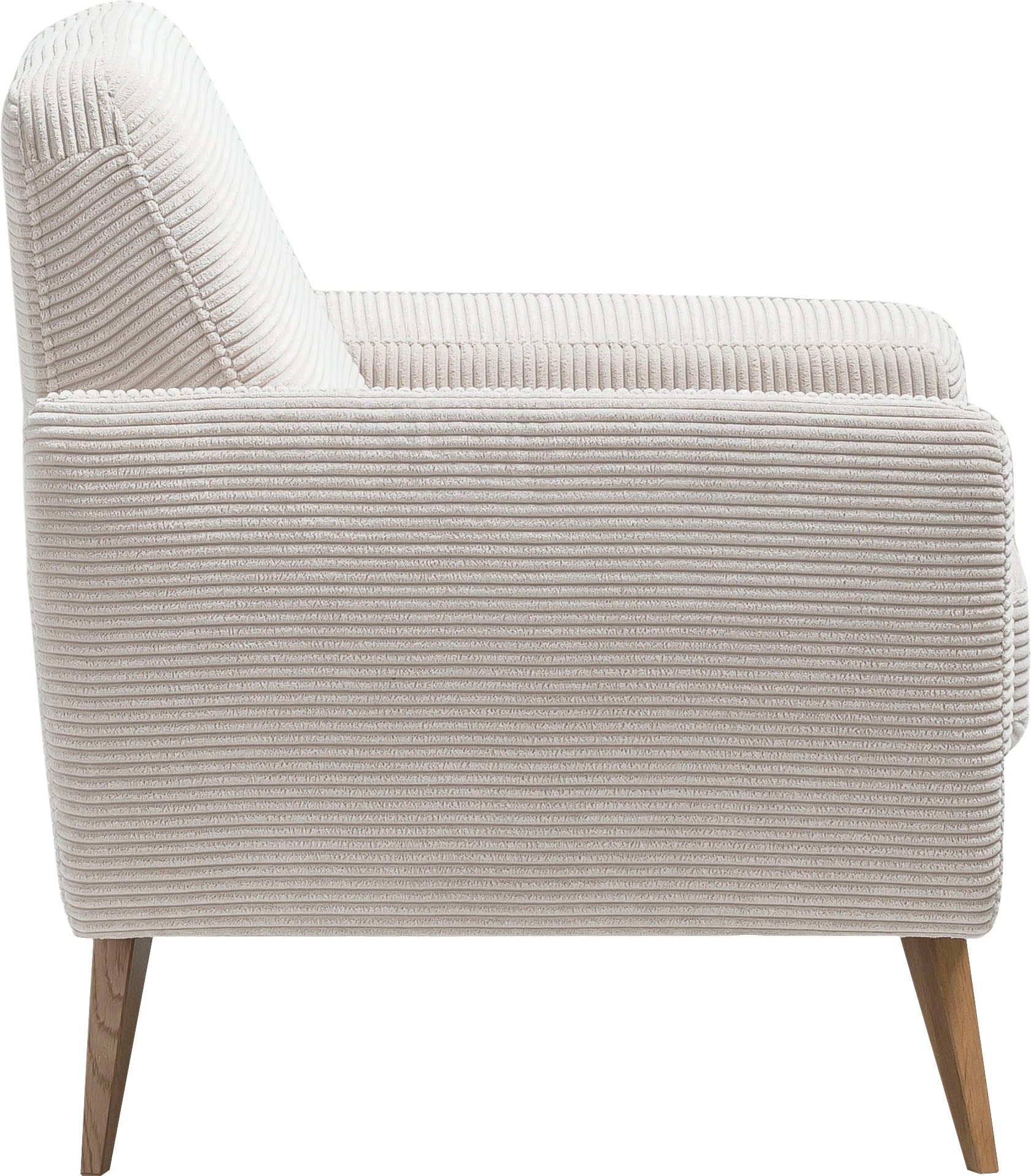 exxpo - sofa fashion Sessel »Samso, Loungesessel«, elegant und bequem, aktueller Cord Bezug