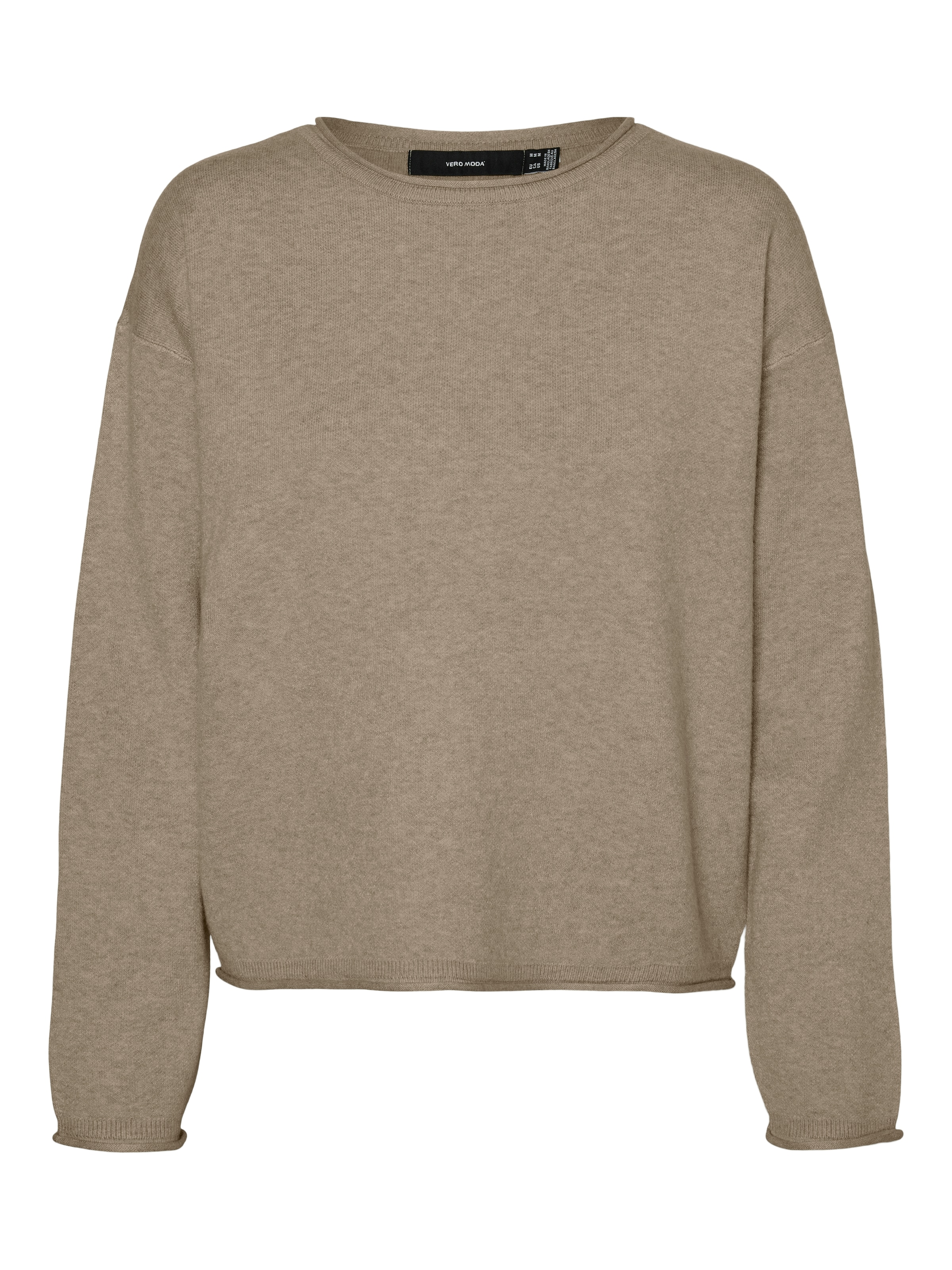 Vero Moda Strickpullover »VMGOLD ROLL LS O-NECK PULLOVER GA«