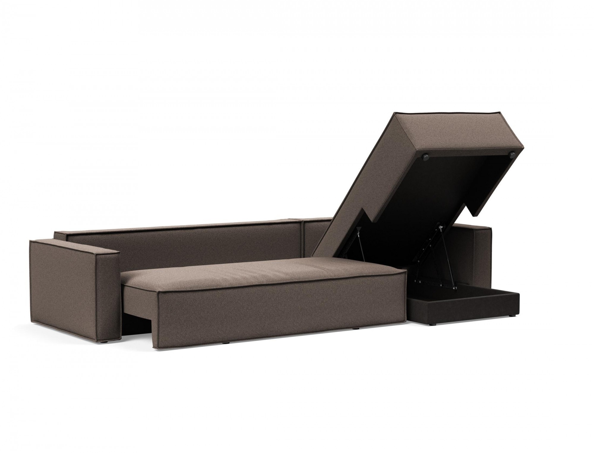 INNOVATION LIVING ™ 4-Sitzer »Newilla«, 10cm Pocket Spring Komfort, großer Stauraum, stabile Stahlkonstruktion