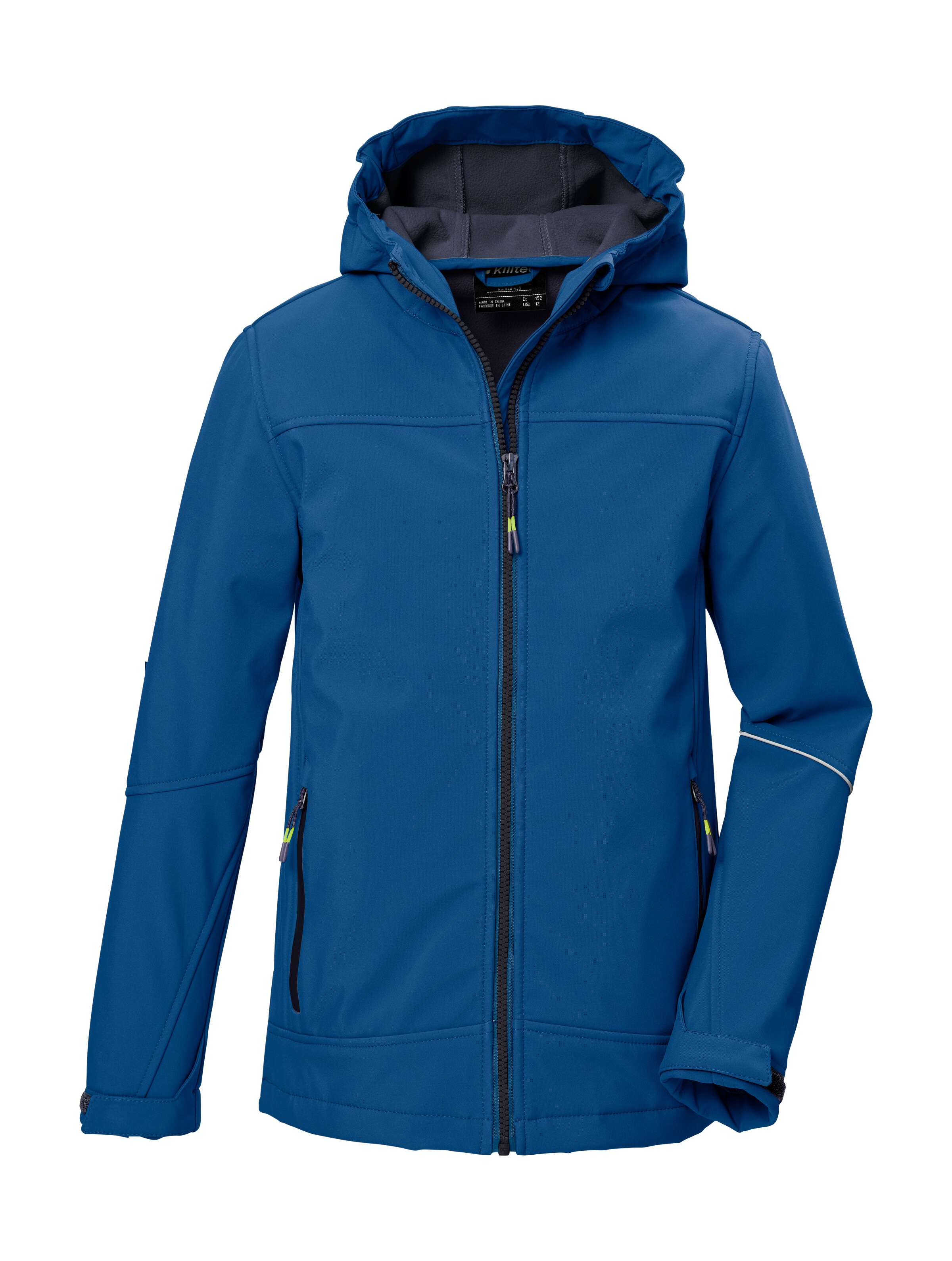 Killtec Softshelljacke »KOW 366 BYS SFTSHLL JCKT« Wasserabweisende Softshelljacke mit Fleece in blau, Größe 128