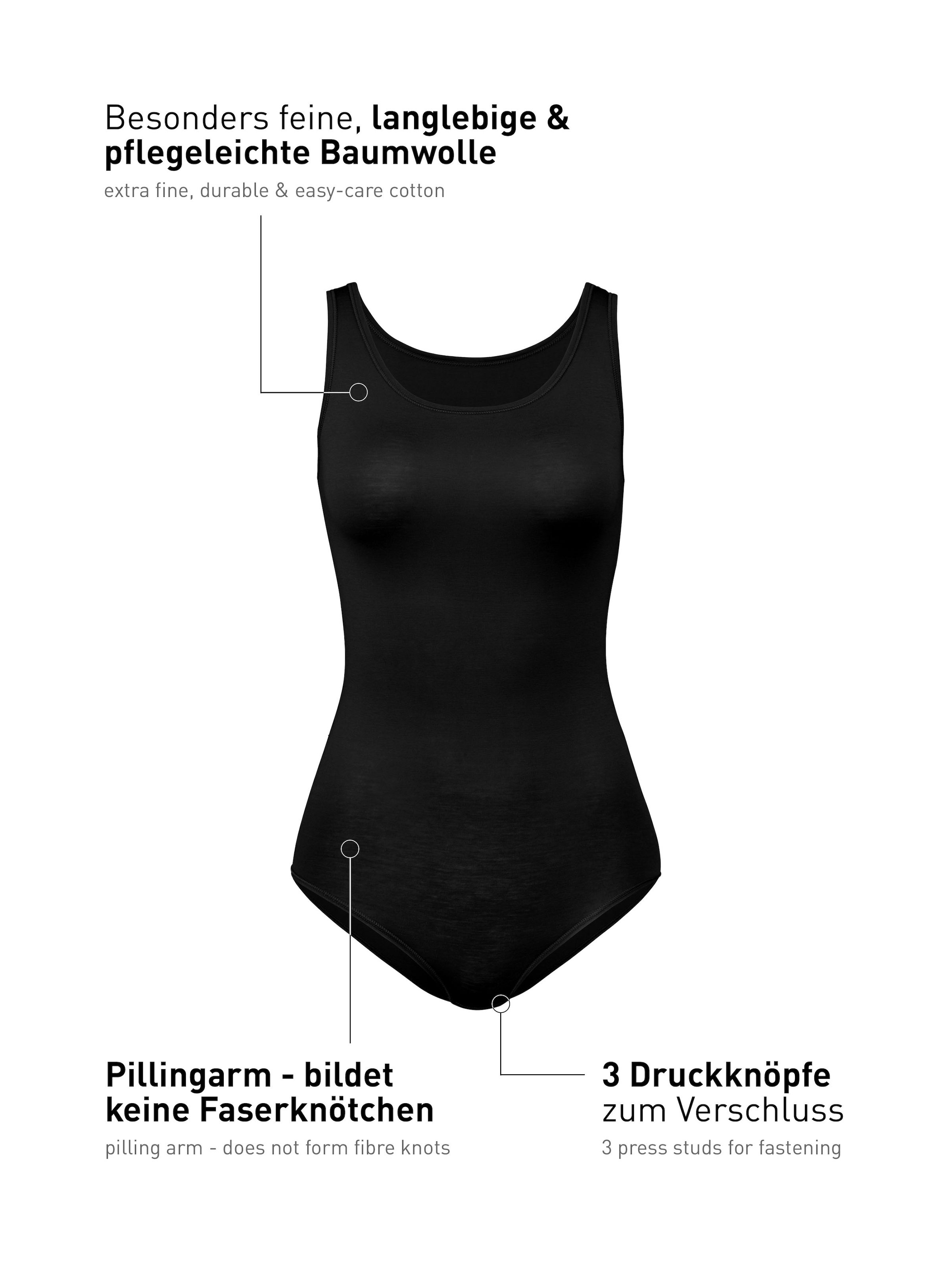 CALIDA Body »Natural Comfort«, elastisch, weich, Single Jersey, Baumwollmix