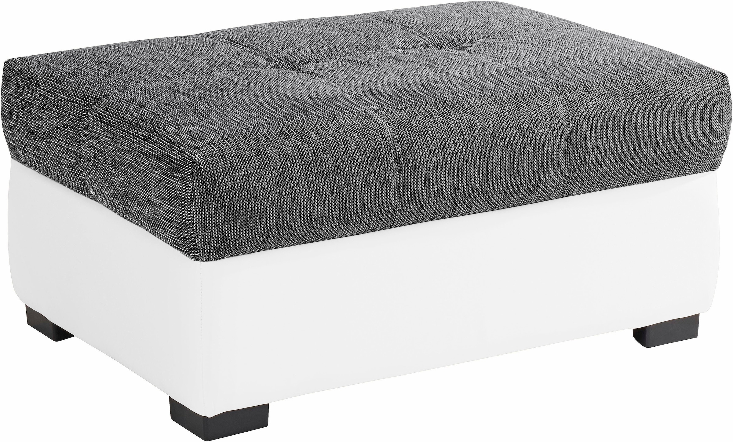 COTTA Polstergarnitur »Speedway L-Form«, (Set), Set bestehend aus: Ecksofa mit Kopfteilverstellung & Hocker