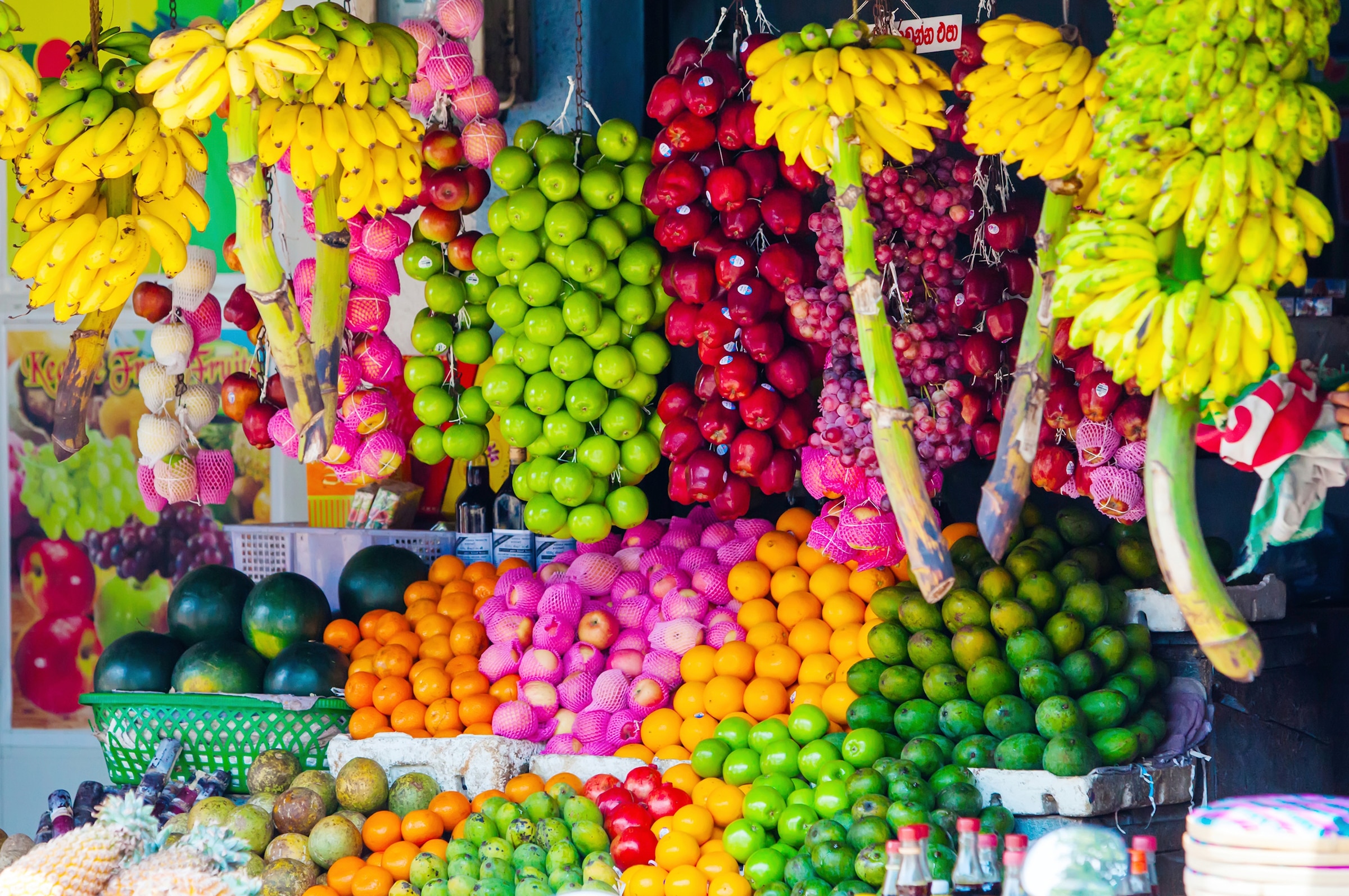 Fototapete »FRÜCHTE MARKT-SRI LANKA PFLANZEN NATUR MUSTER DEKOR«