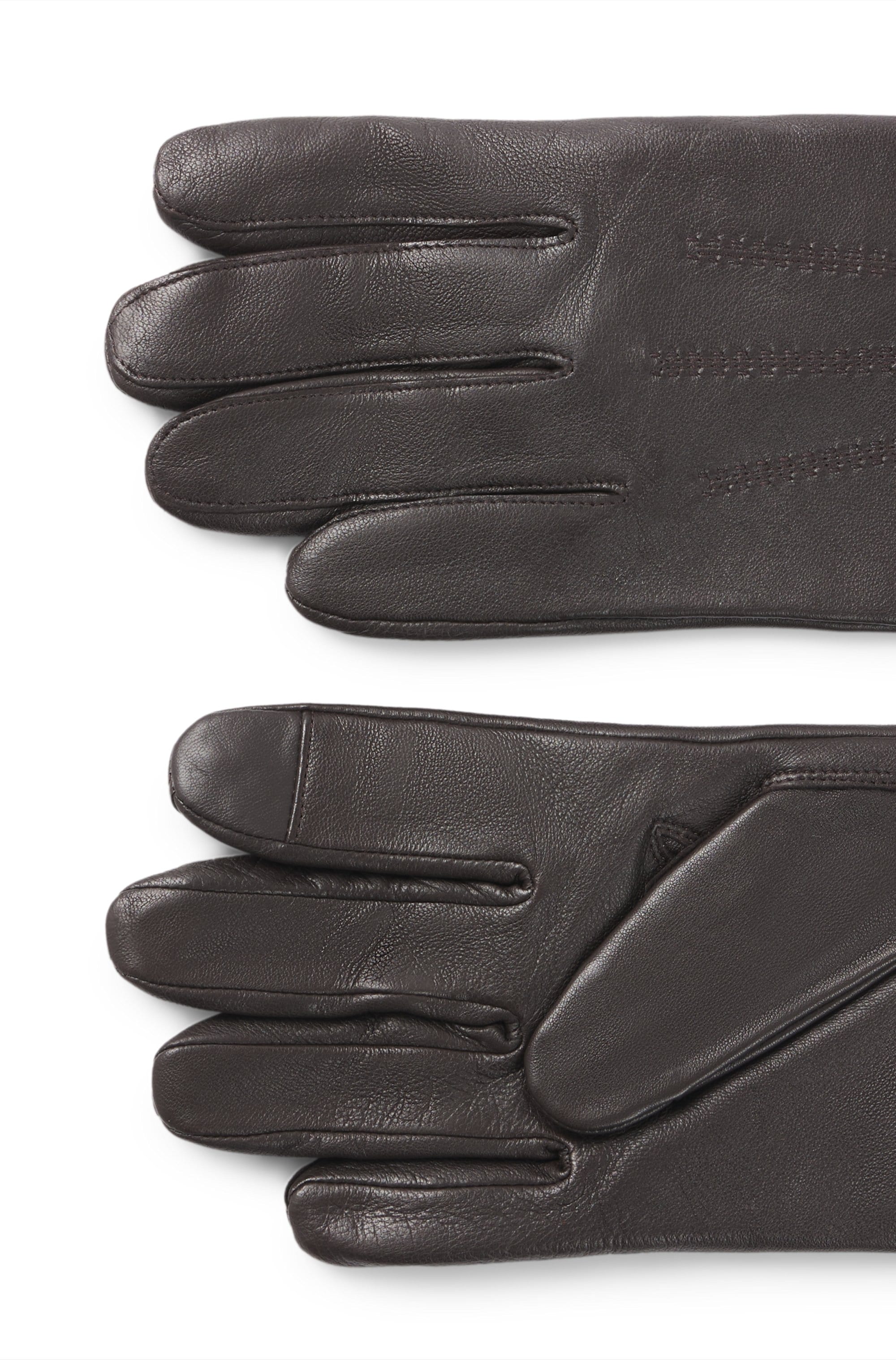 BOSS Lederhandschuhe »Hainz-ME«, mit Touch Tech Fingertips