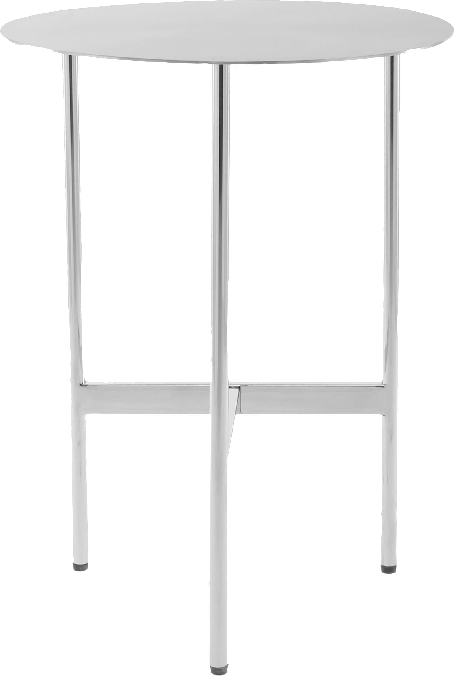 Kayoom Beistelltisch »Pema, Minimalistisches Design, Passt zu jedem Einrichtungsstil« 1 Stk. tlg. minimalistisches Gestelldesign aus Edelstahl, runde Ablagefläche