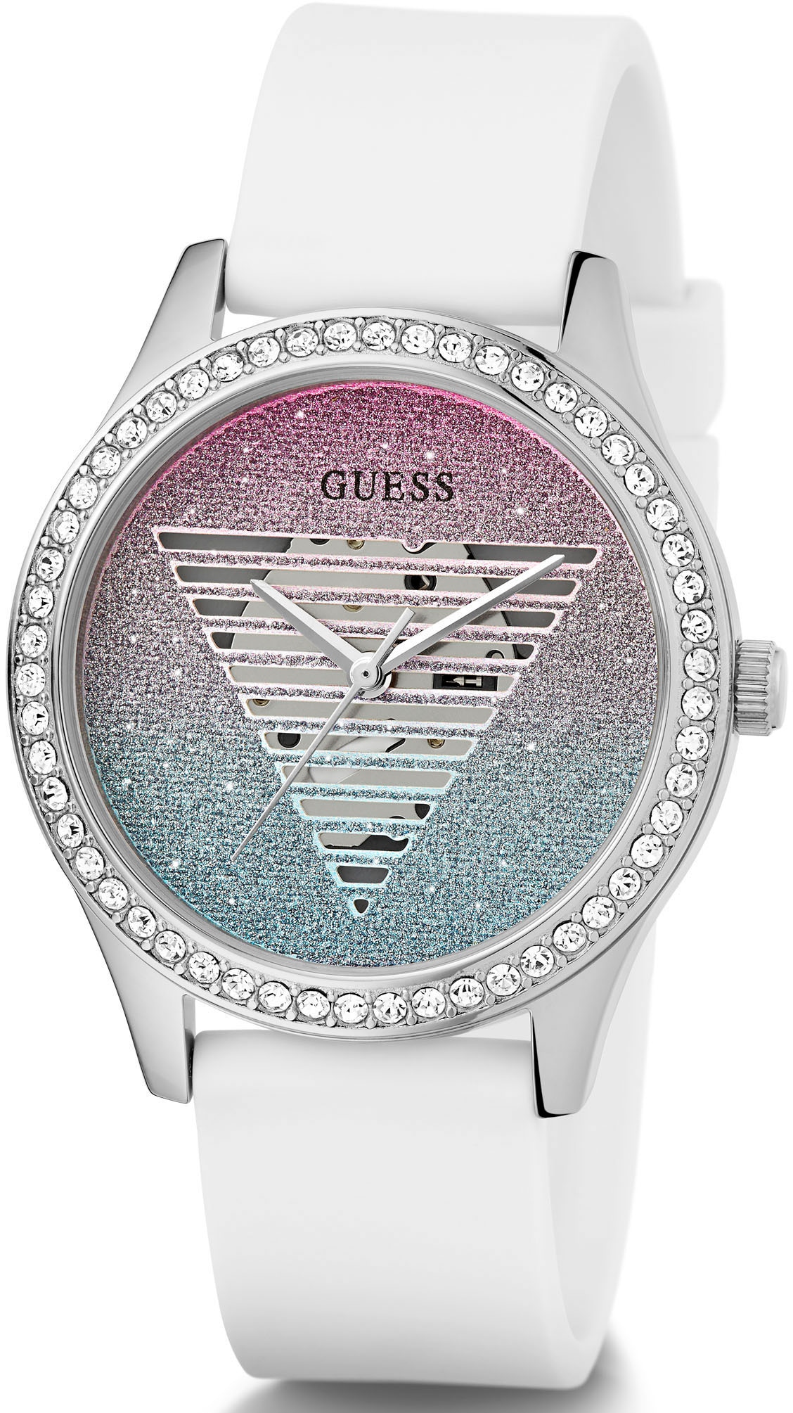 Guess Quarzuhr »LADY IDOL«, Armbanduhr, Damenuhr