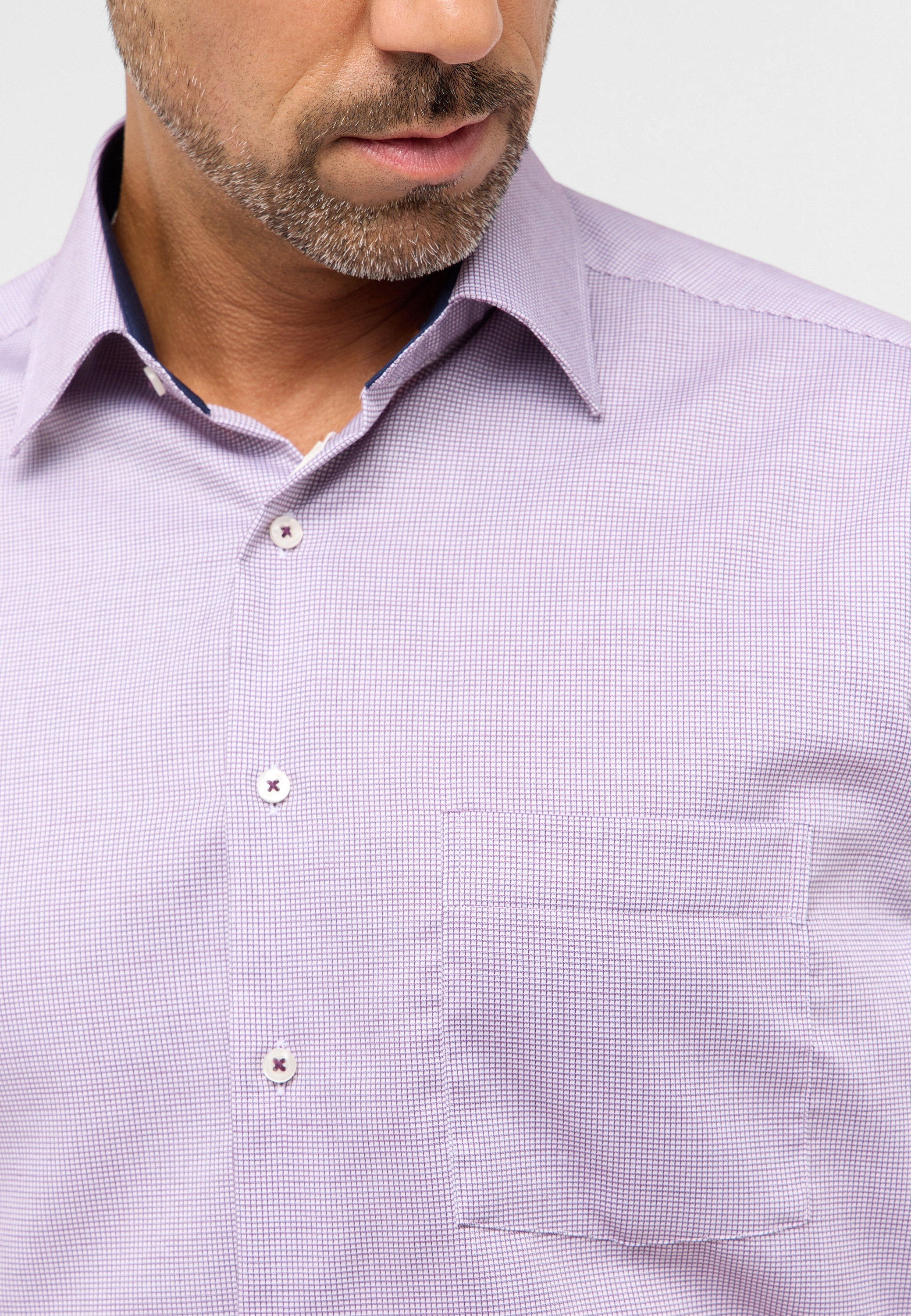 Eterna Langarmhemd »MODERN FIT«, NON IRON (bügelfrei)