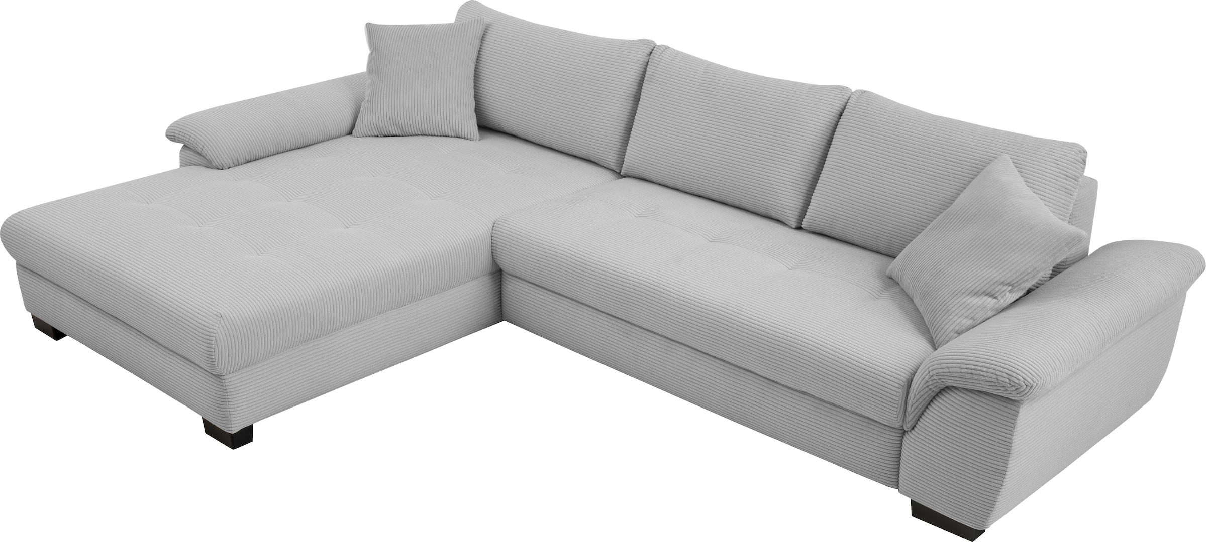 Mr. Couch Ecksofa »Dario, L-Form, mit Bett und Bettkasten« wahlweise mit Kaltschaum