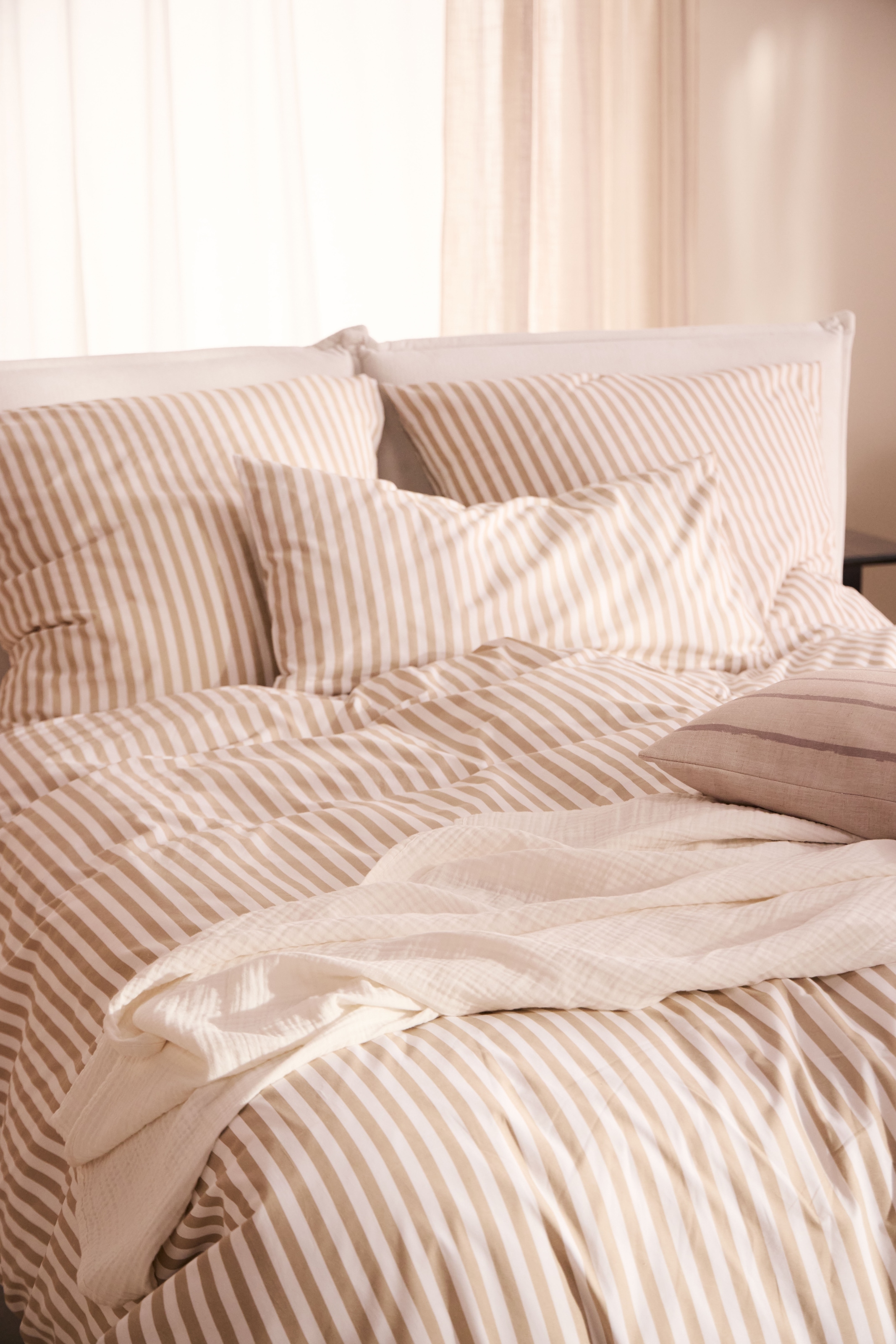 LeGer Home by Lena Gercke Wohndecke »HEVIN« Tagesdecke im Baumwoll-Crinkle-Effekt, Musselin, Kuscheldecke