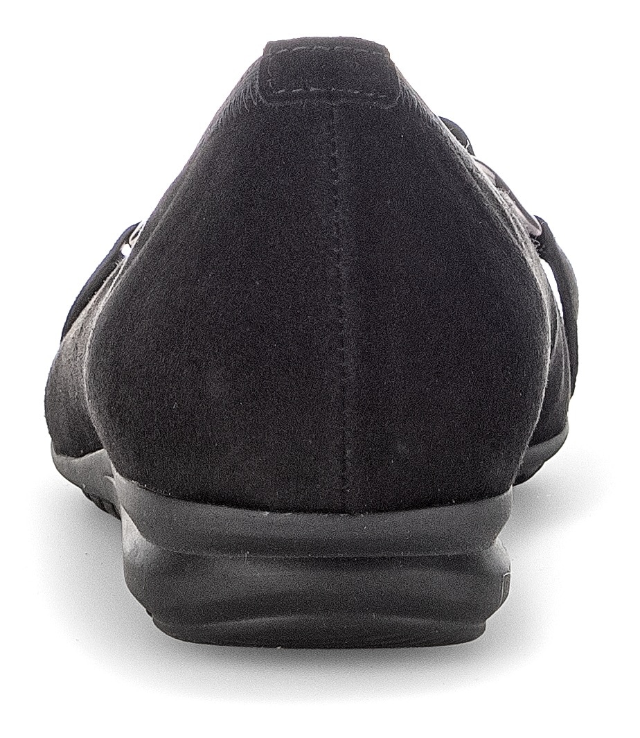 Gabor Ballerina »FLORENZ«, Keilabsatz, Bequemschuh, Slipper, Businessschuh in Weite G (=weit)