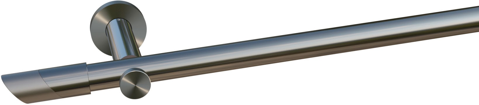 indeko Gardinenstange »Durban« 1 läufig-läufig Wunschmaßlänge