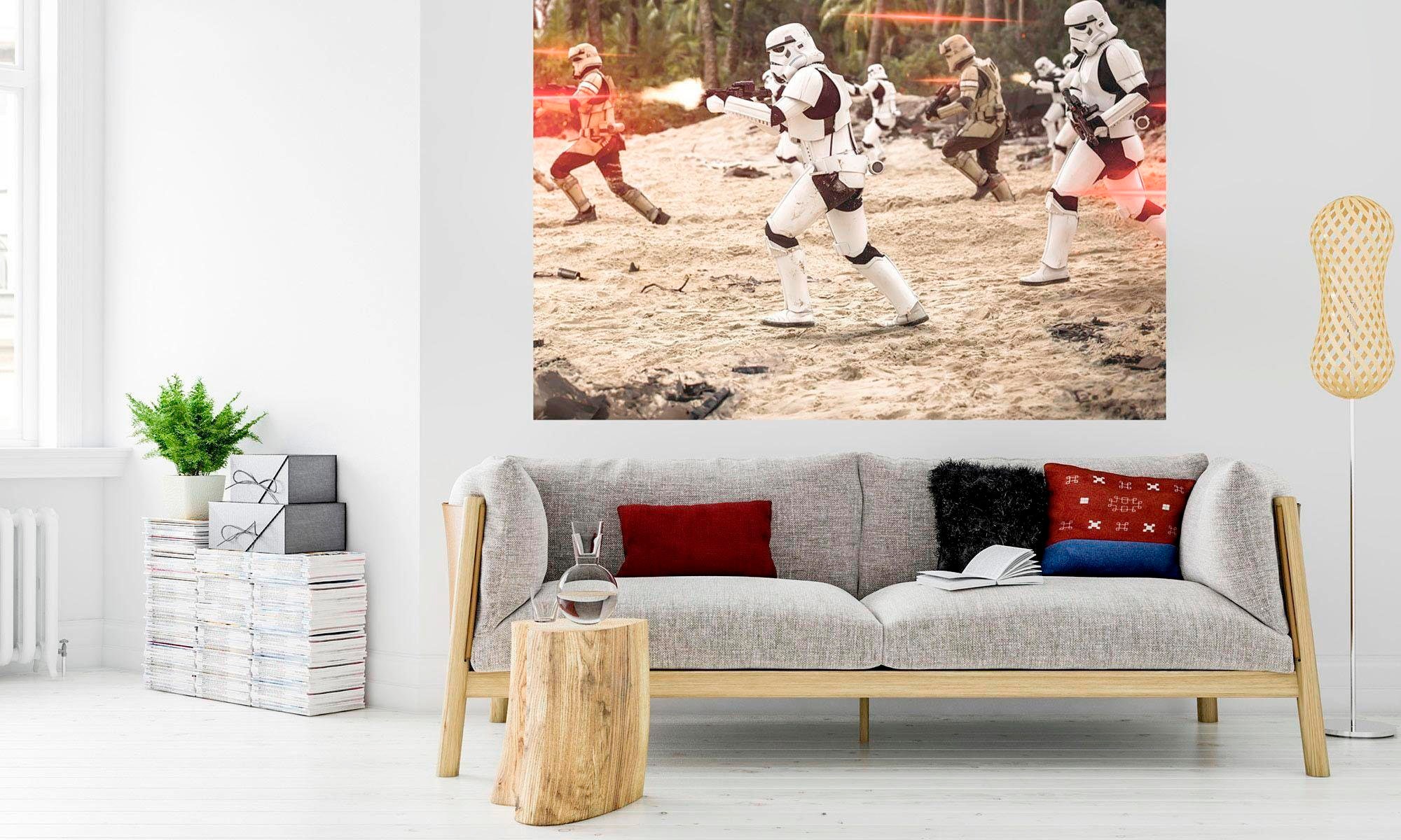 Komar Vliestapete »Digitaldruck Vlies - Star Wars Imperial Strike - Größe 200 x 250 cm«, bedruckt, Kinderzimmer