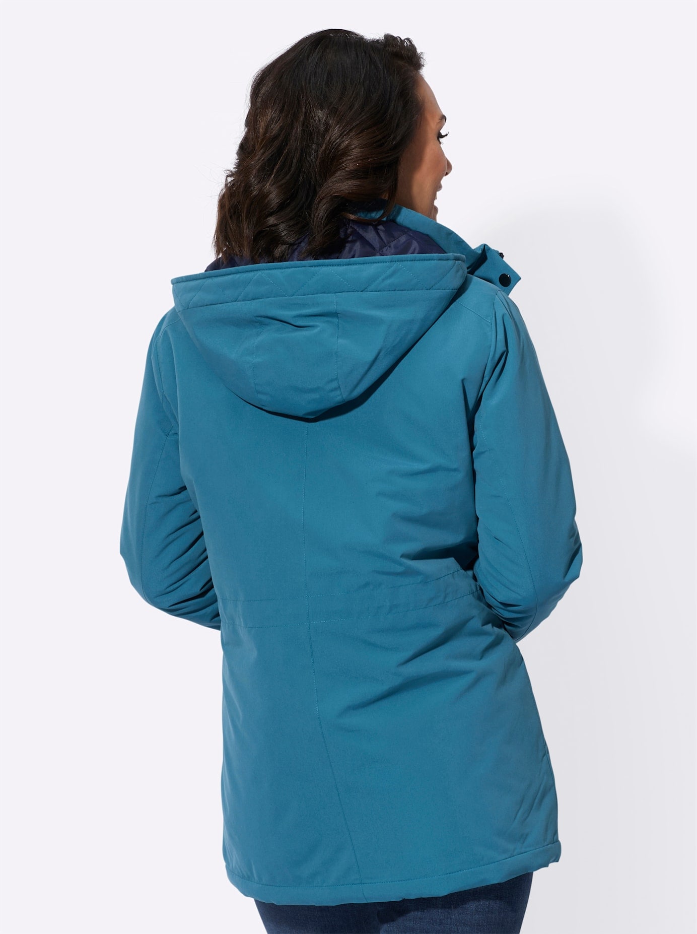 Casual Looks Langjacke, mit Kapuze