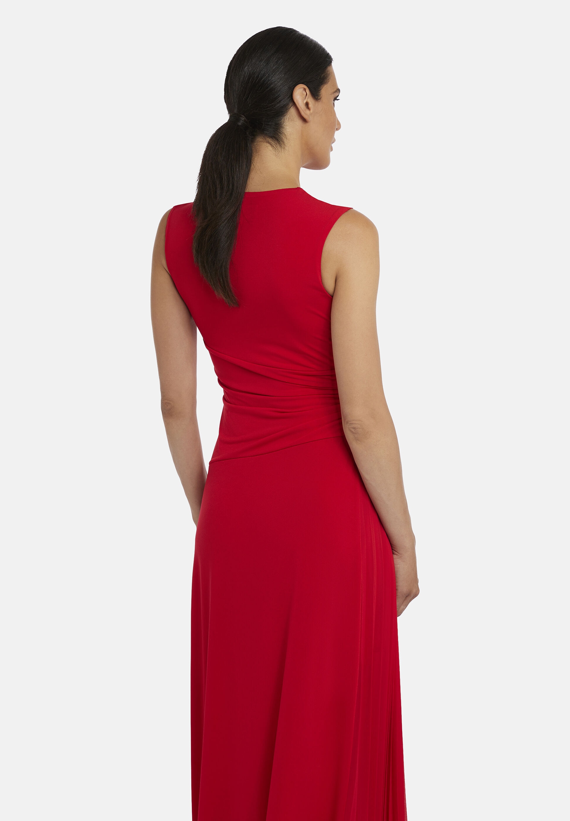 Nicowa Abendkleid »Nicowa Abendkleid MELIWIA« Ohne Taschen mit seitlichem Plissee-Einsatz