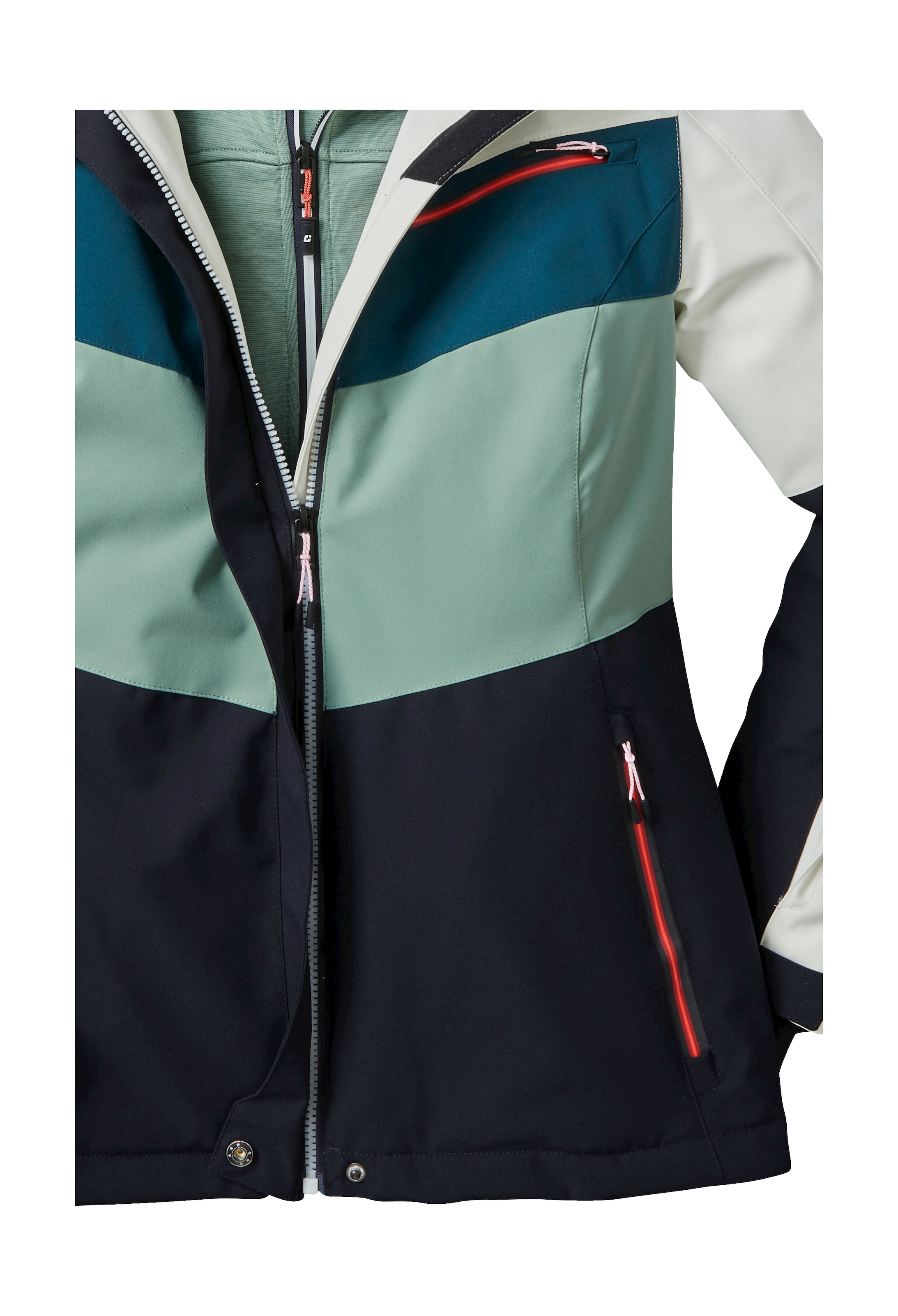Killtec Skijacke »KSW 253 WMN SKI JCKT«, Damen Skijacke: wasserdicht, atmungsaktiv, abnehmbare Kapuze