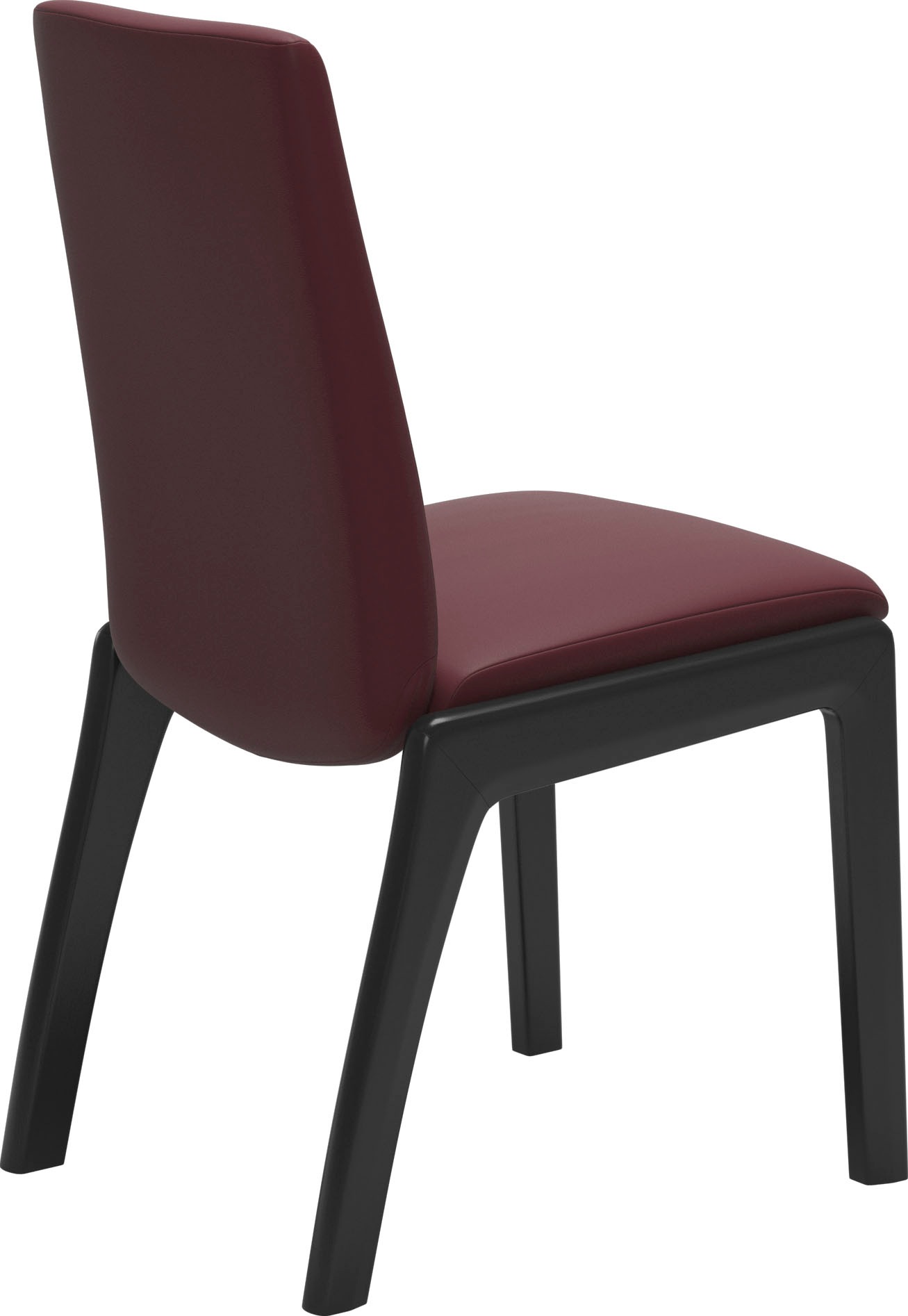 Stressless® Polsterstuhl »Laurel«, Leder BATICK, Low Back, Größe M, mit abgerundeten Beinen in Schwarz