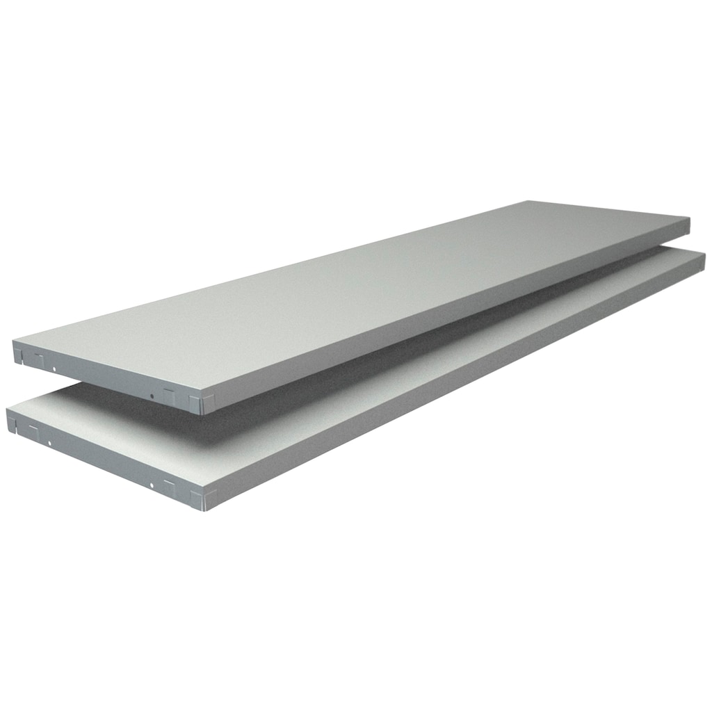 SCHULTE Regalwelt Regalelement »Stecksystem-Fachboden PowerMax«, 2 Stück weiß, 1200x350 mm