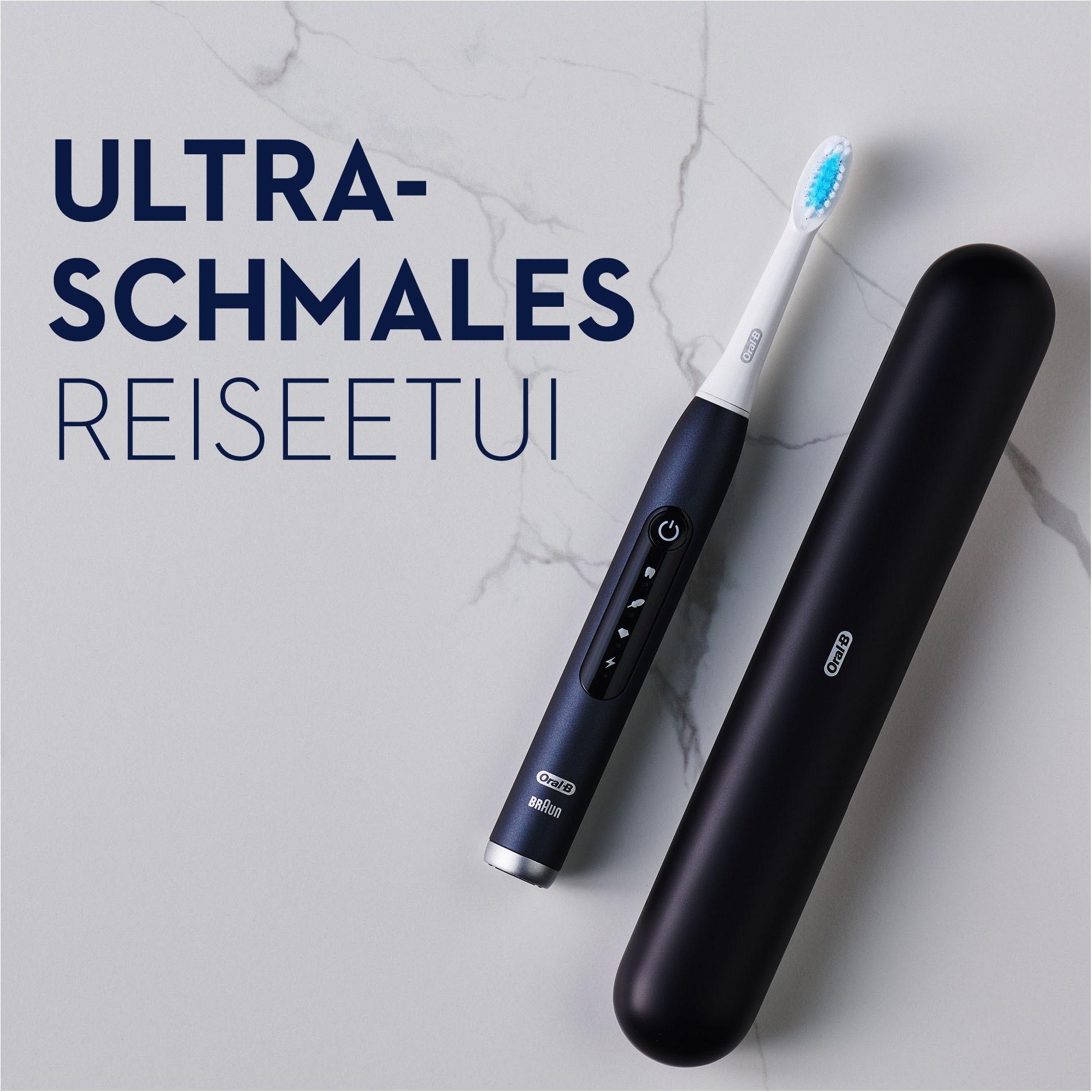Oral-B Schallzahnbürste »Pulsonic Luxe 4500«, 2 St. Aufsteckbürsten, 3 Putzprogramme inkl. Sensitiv, Timer, Reise-Etui