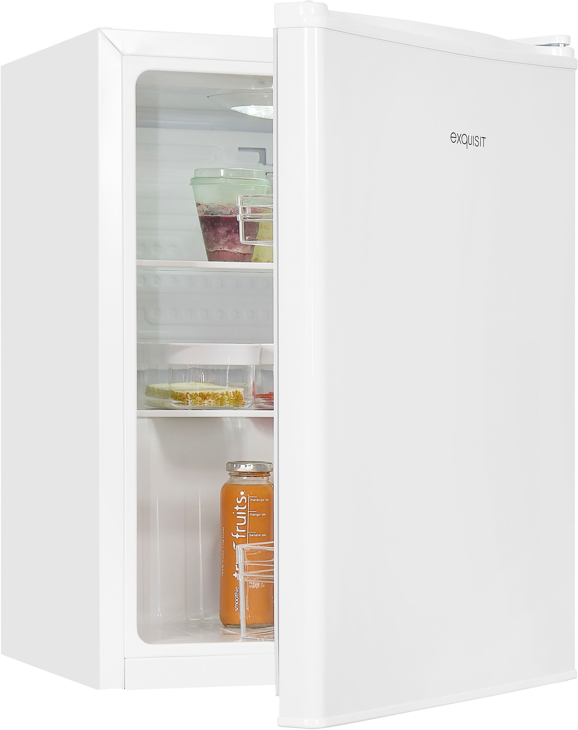 exquisit Kühlschrank »KB60-V-090E«, KB60-V-090E grau, 62 cm hoch, 45 cm  breit, 52 L Volumen jetzt bestellen bei OTTO