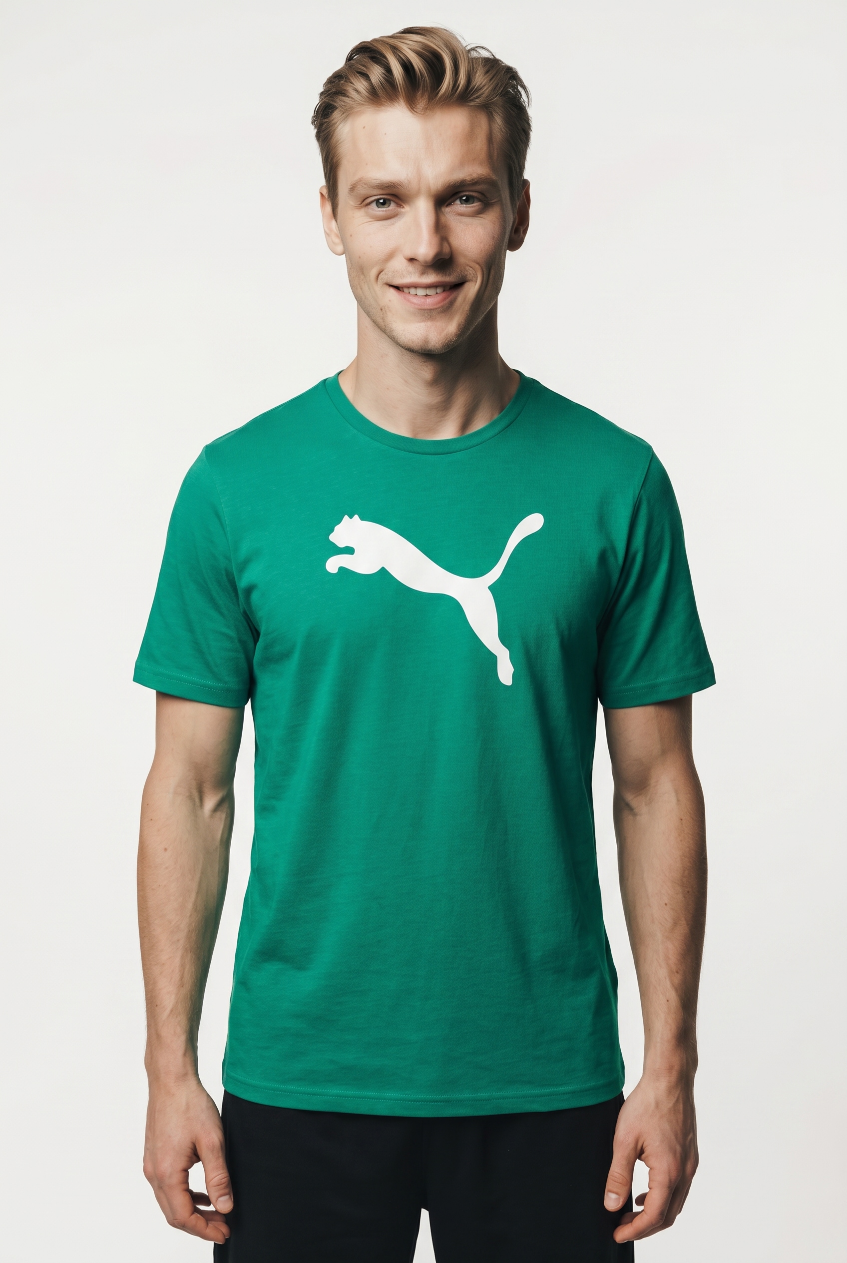 PUMA Fußballtrikot »TEAMRISE LOGO JERSEY COTTON« für Fußball, Kurzarm, sportlicher Stil, aus Baumwolle
