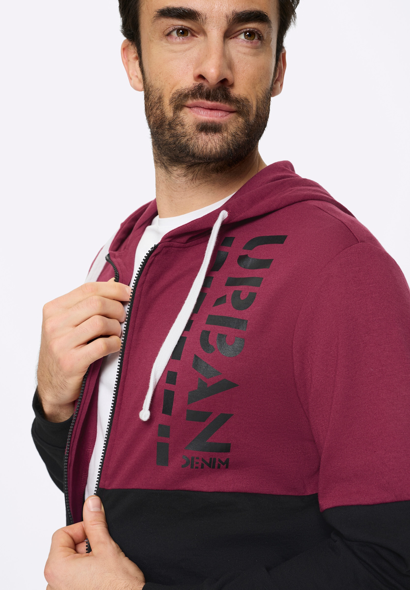 Witt Shirtjacke »Sweatshirtjacke Sweatjacke mit weitenregulierbarer Kapuze«