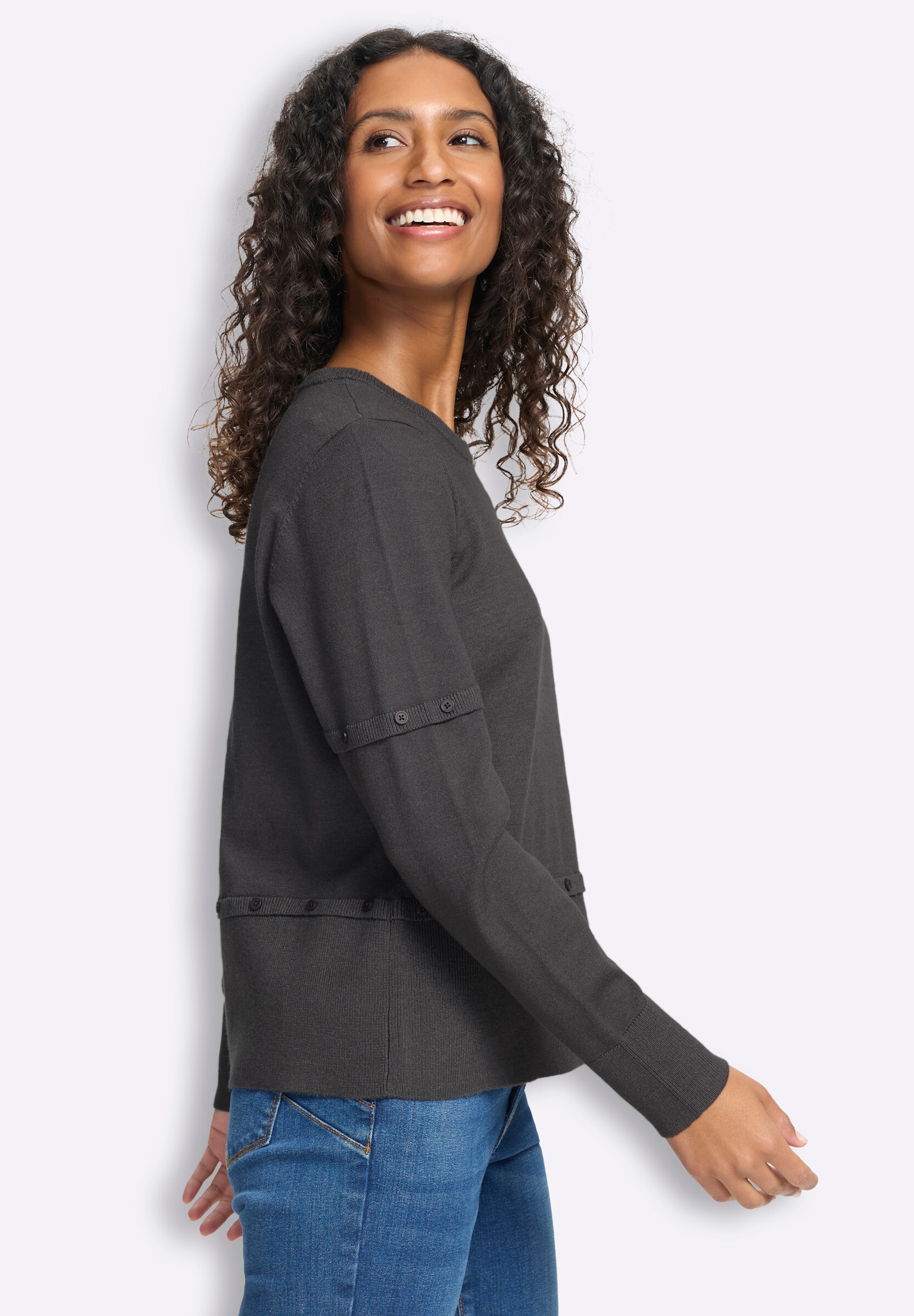 heine Longpullover »Pullover 2-in-1-Pullover«