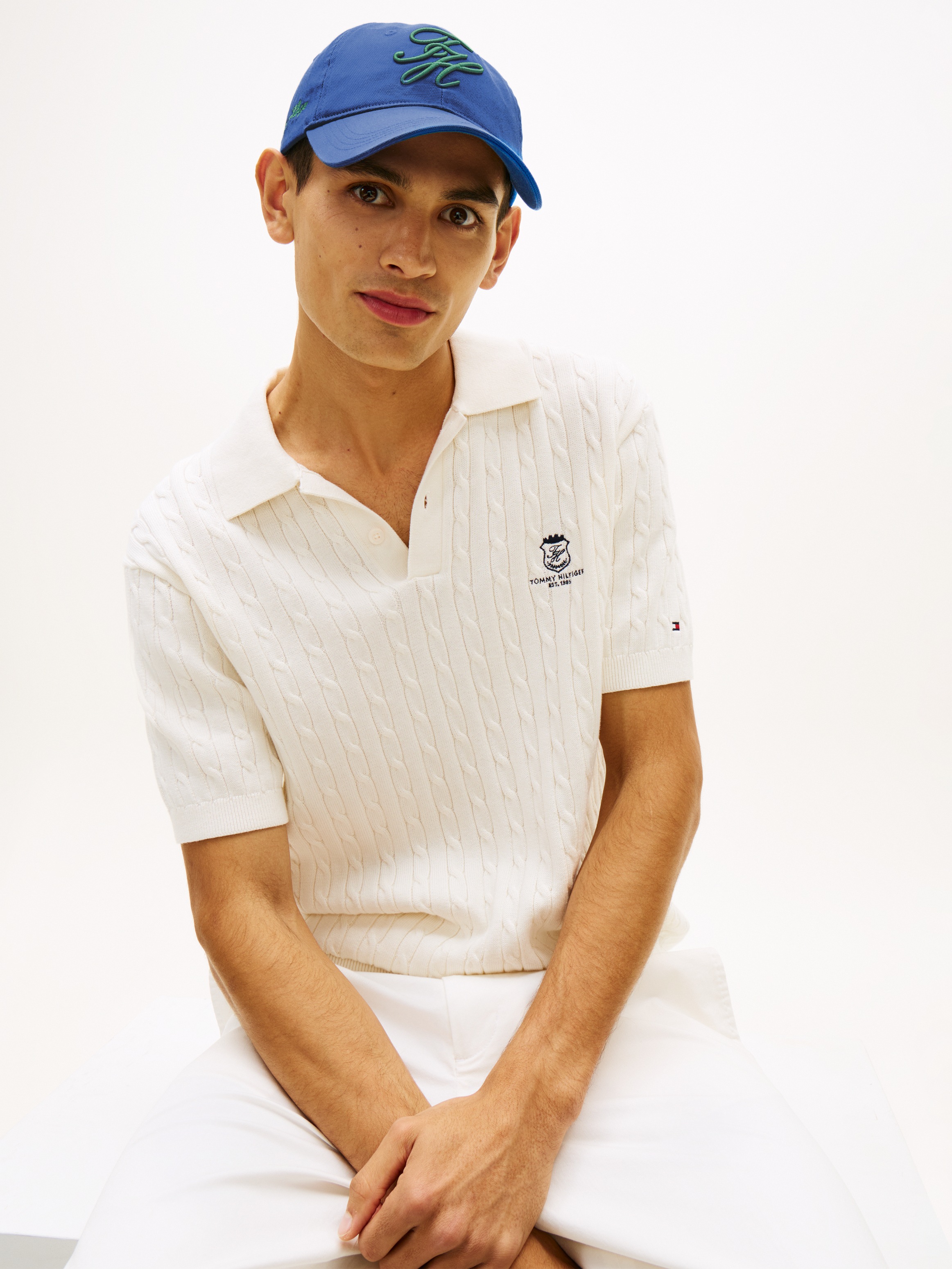 Tommy Hilfiger Baseball Cap »TH SCRIPT SOFT 6 PANEL« mit Logo-Stickerei, Umfang 58 cm