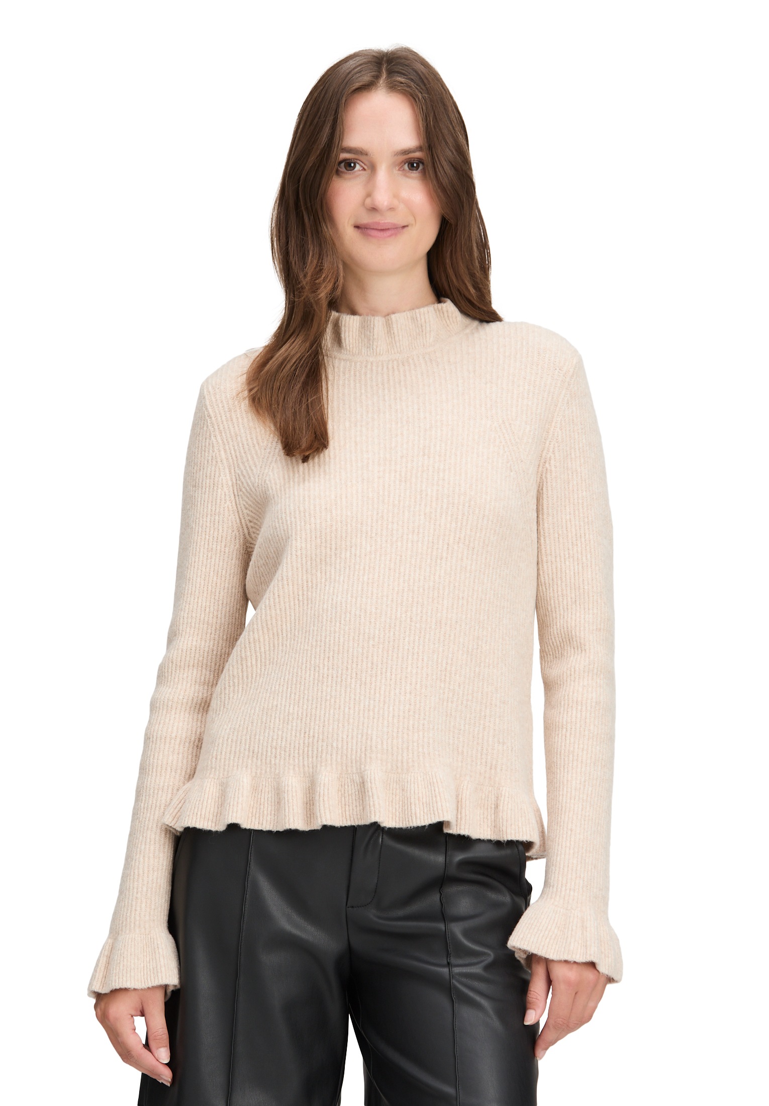 Cartoon Strickpullover »Strickpullover mit Stehkragen«