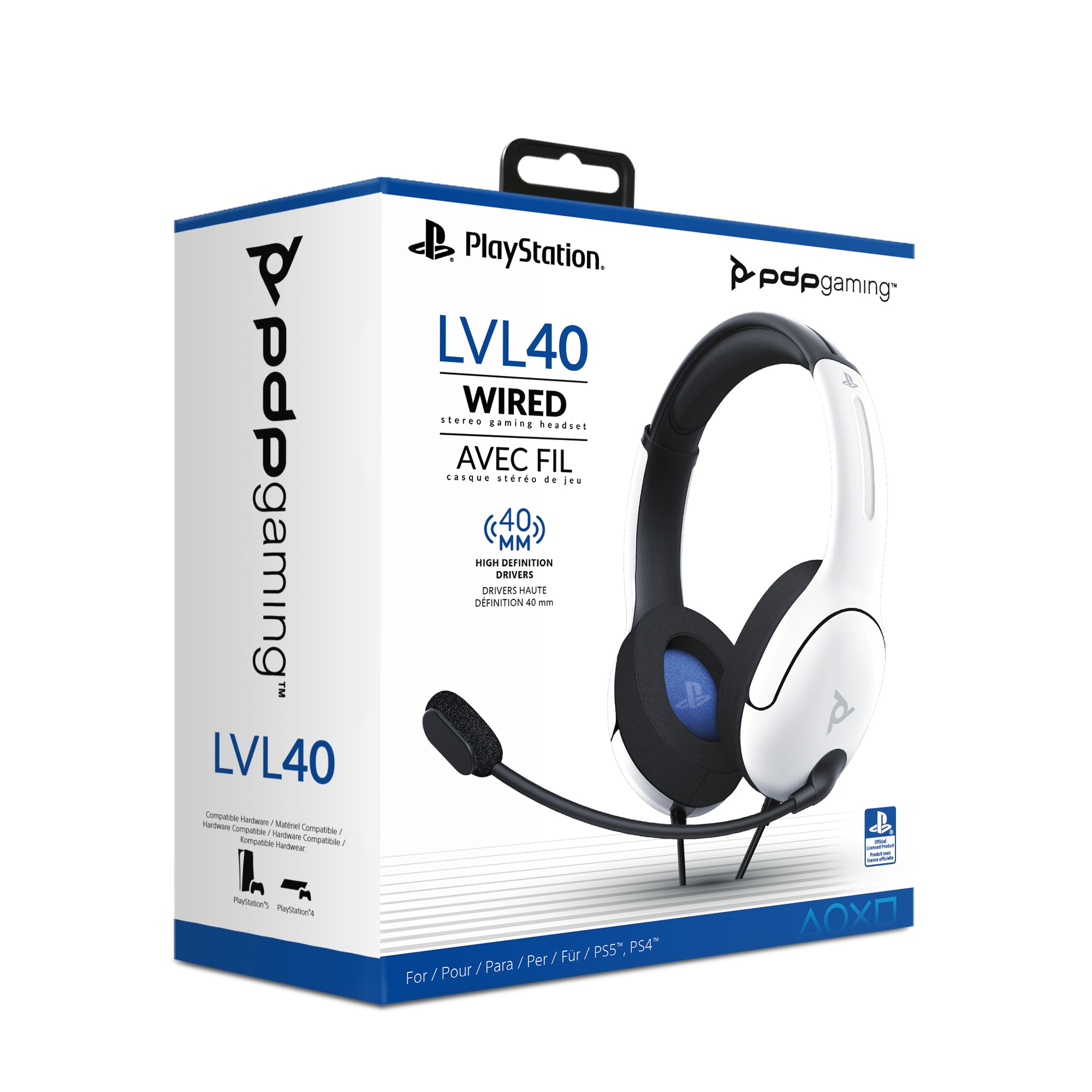 PDP - Performance Designed Products Kopfhörer »PDP Headset Airlite Stereo weiss Playstation 4/5«