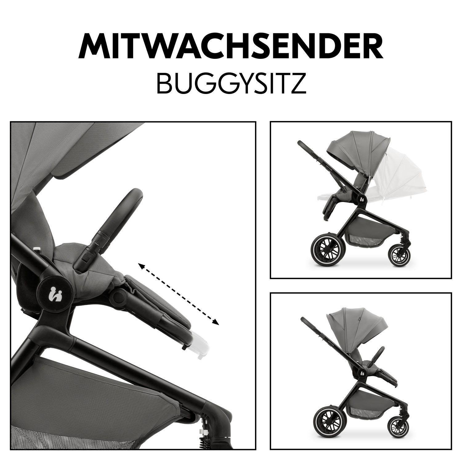 Hauck Kombi-Kinderwagen »Move N Care Set«, 22 kg, belastbar bis 22 kg