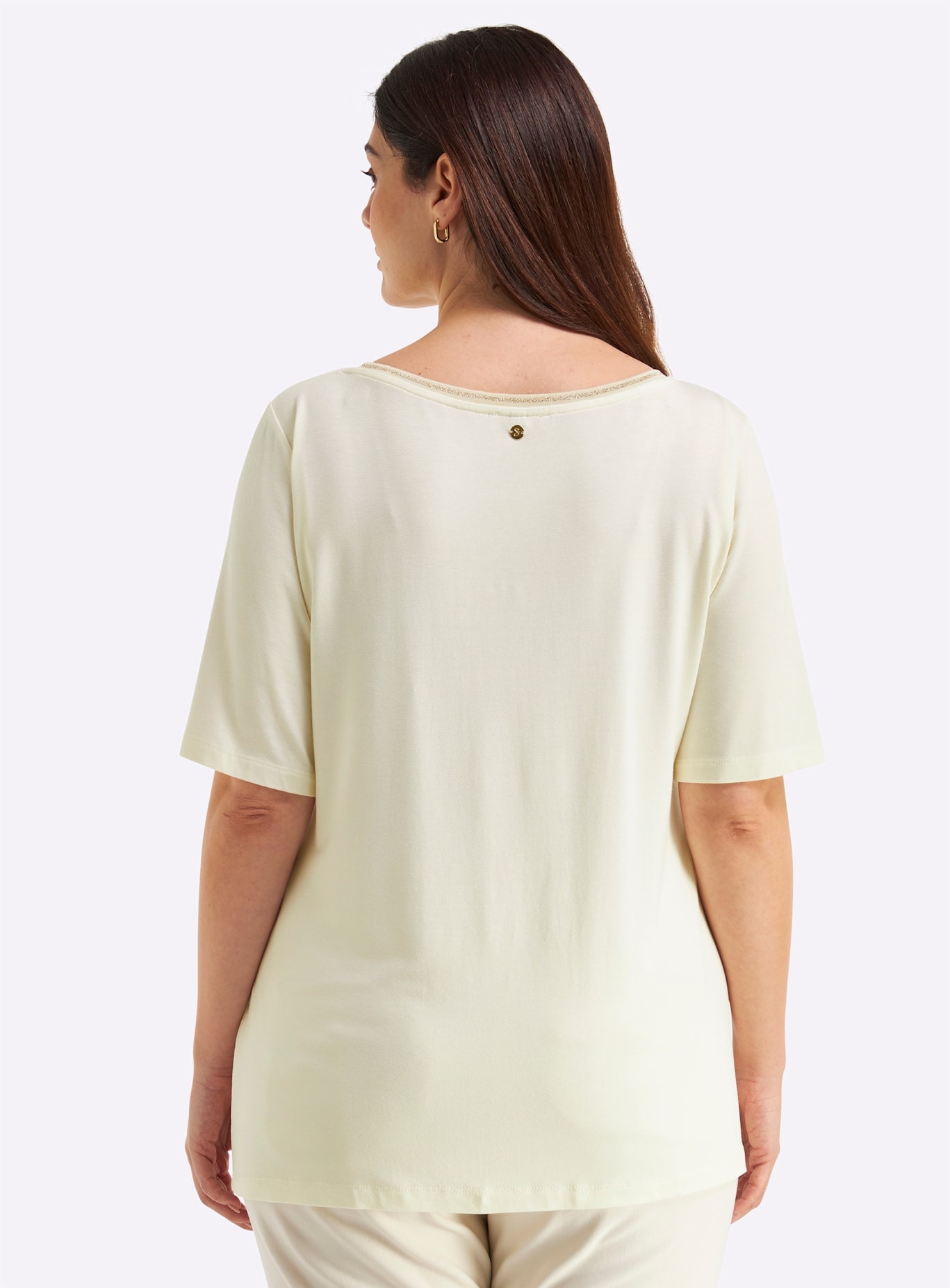 Sheego T-Shirt »Halbarmshirt« 1