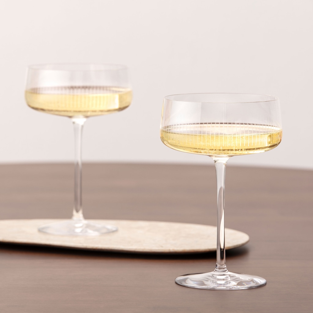 Villeroy & Boch Champagnerglas »Sekt- / Champagnerschalen Afina 120 ml 4er Set transparent« Spülmaschinenfest